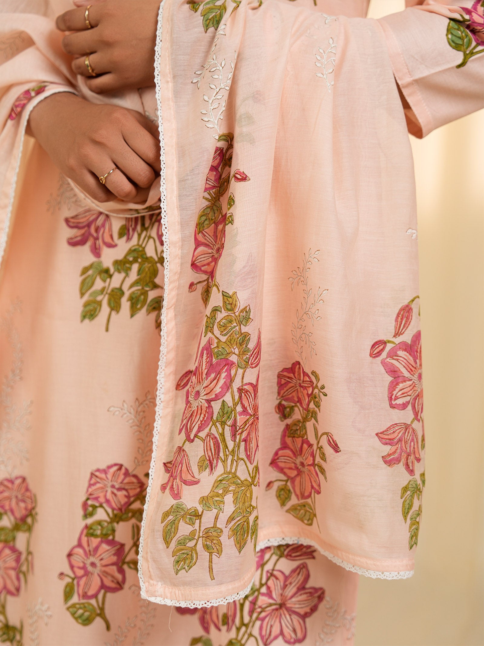 Clematis Chanderi Dupatta