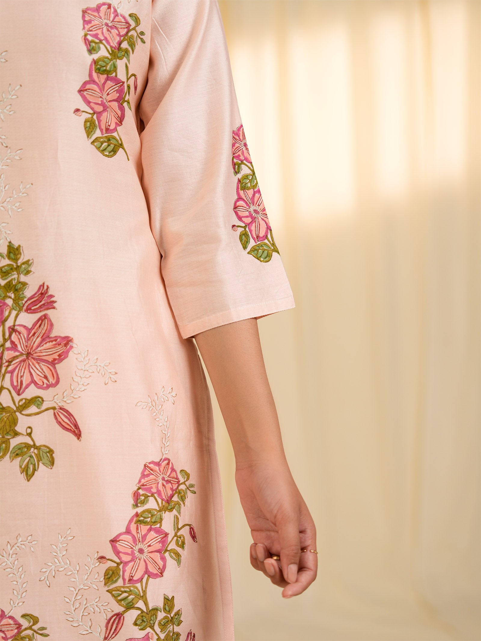 Clematis Chanderi Kurta