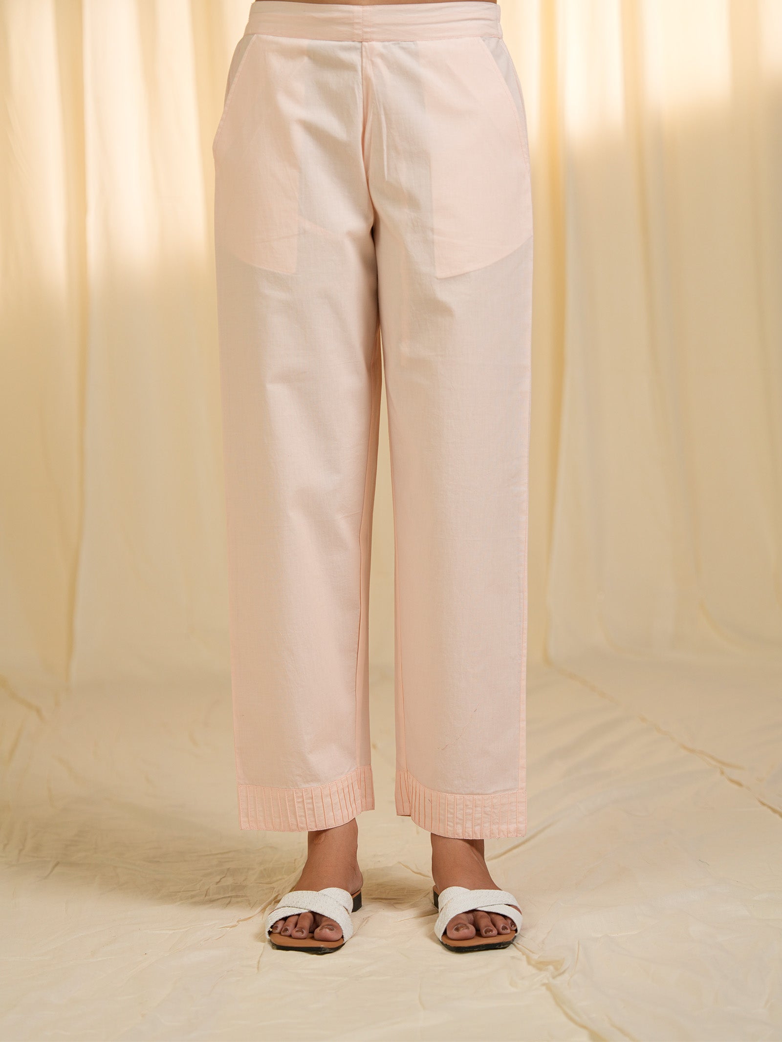 Clematis Cotton Straight Pants