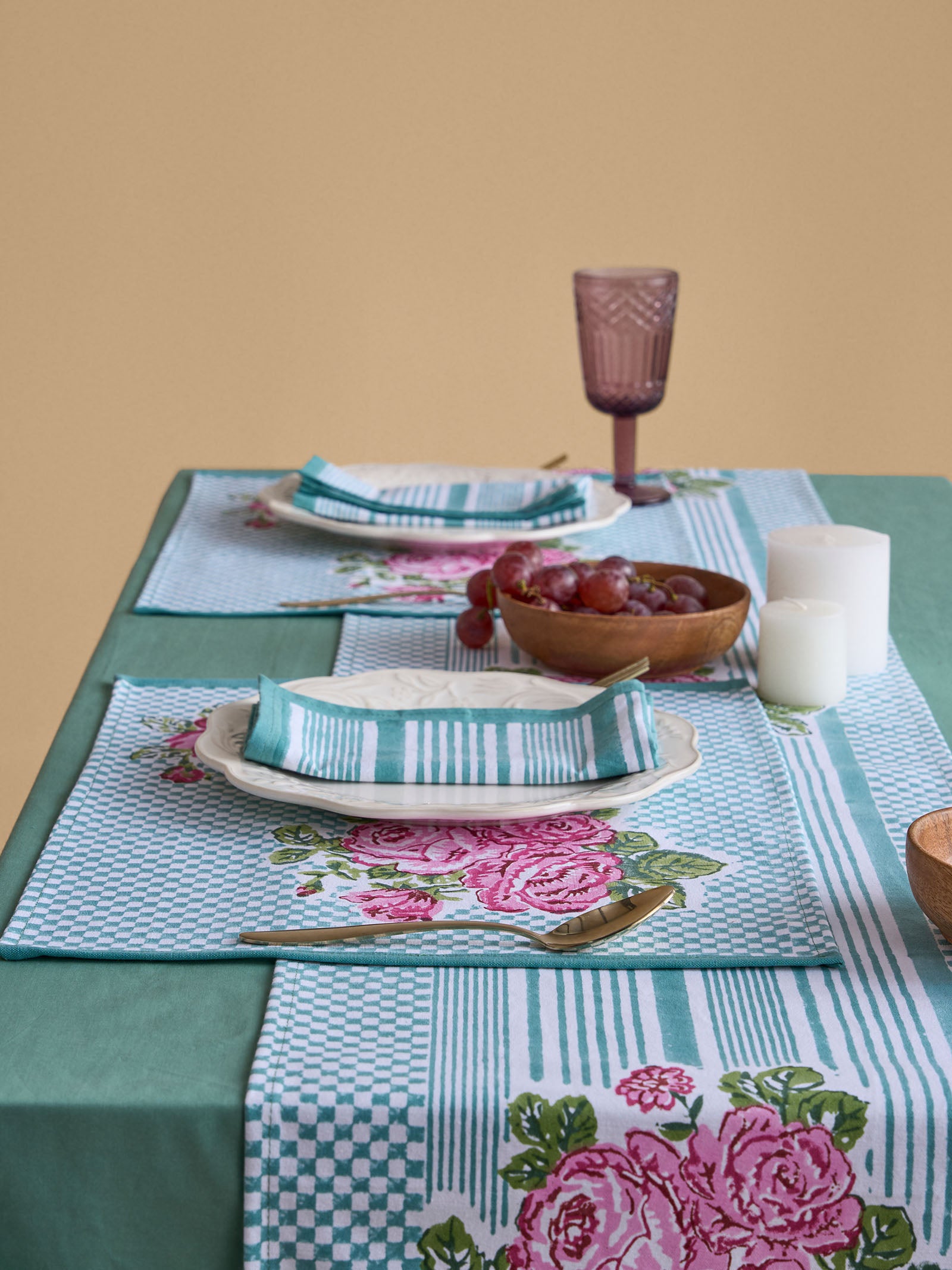 Cottage Rose Table Mat