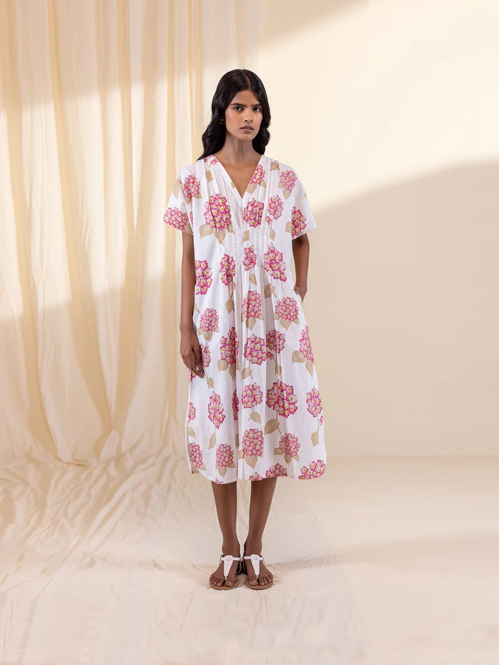 Heliotrope Bali Cotton Dress