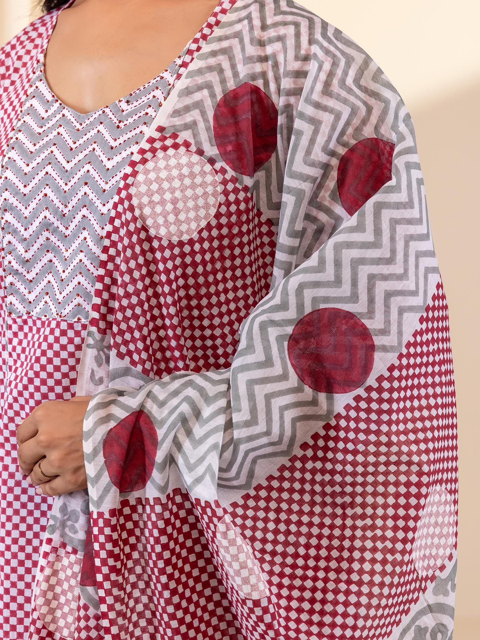 Work Wear Chanderi Dupatta