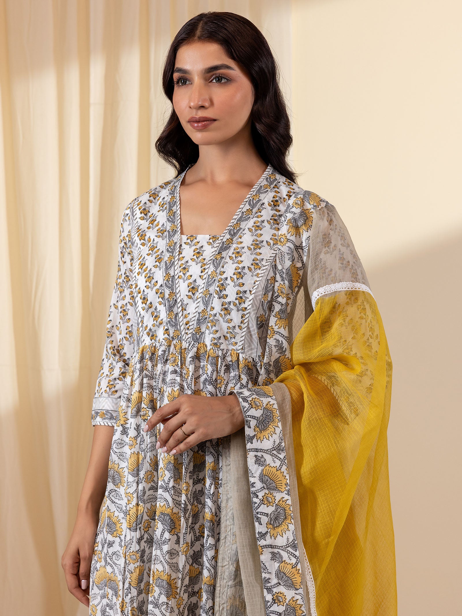 Mustard Field Kota Dupatta