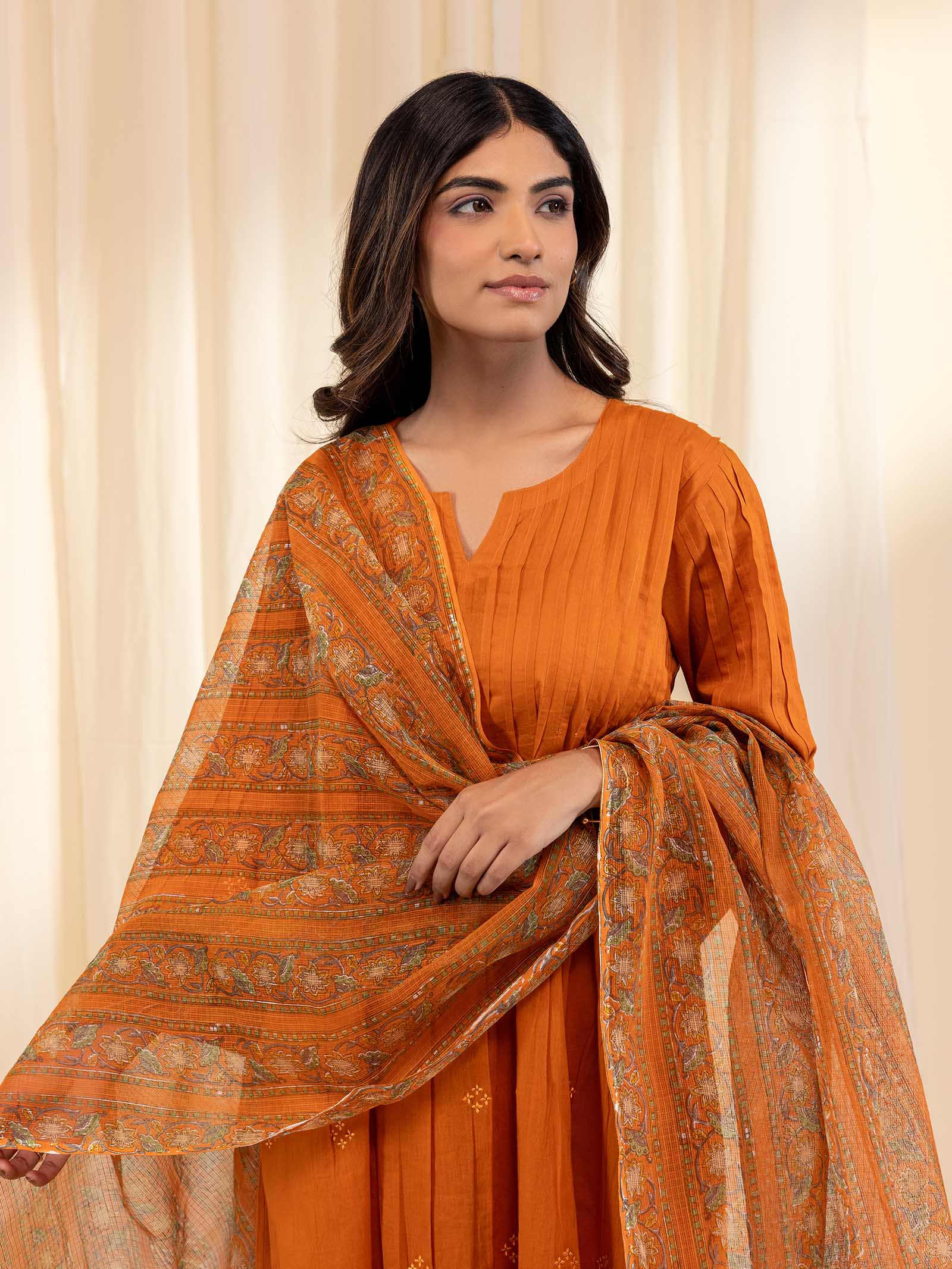 Fire Kota Dupatta