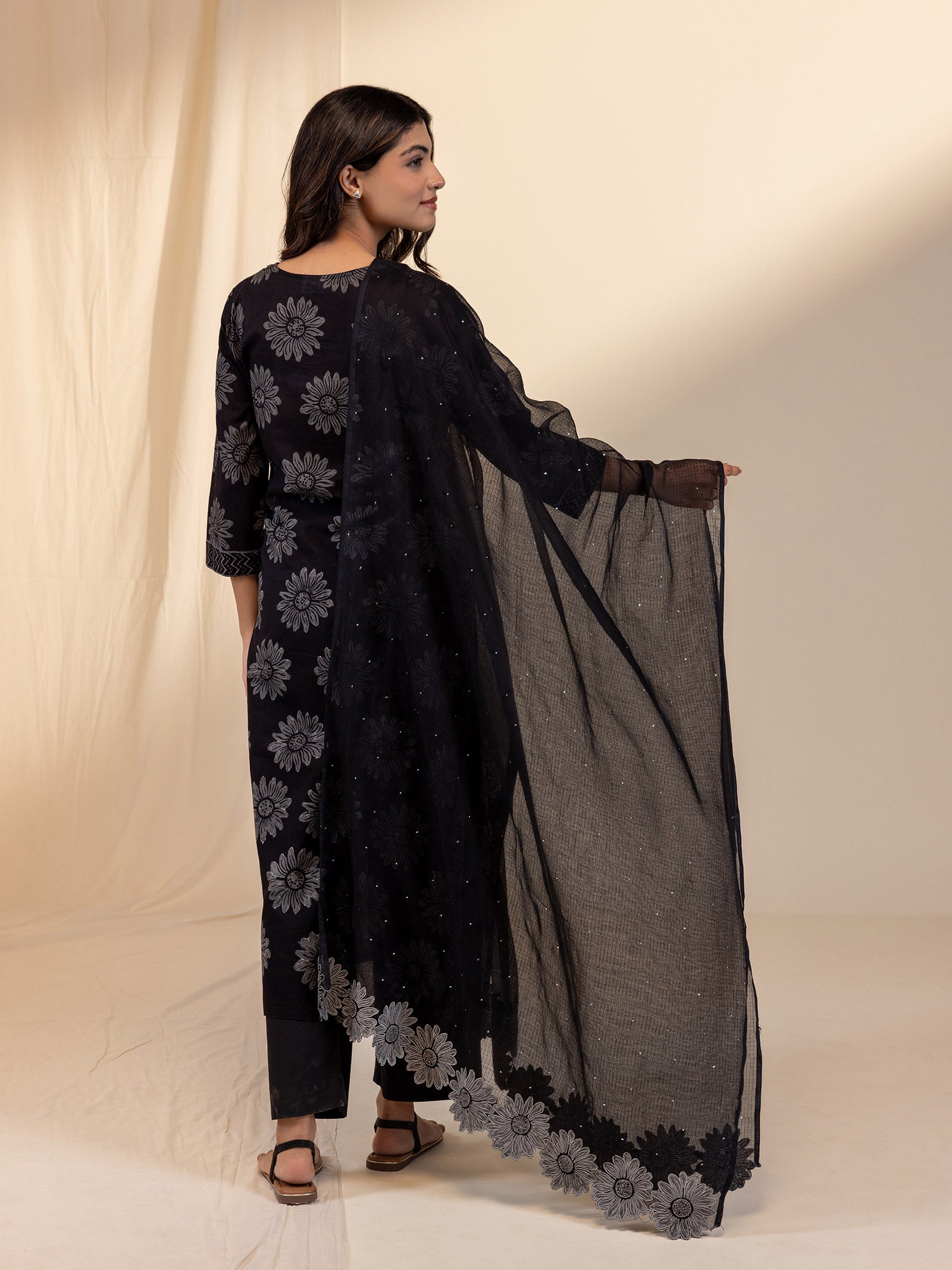 Bg Sunflower Kota Dupatta