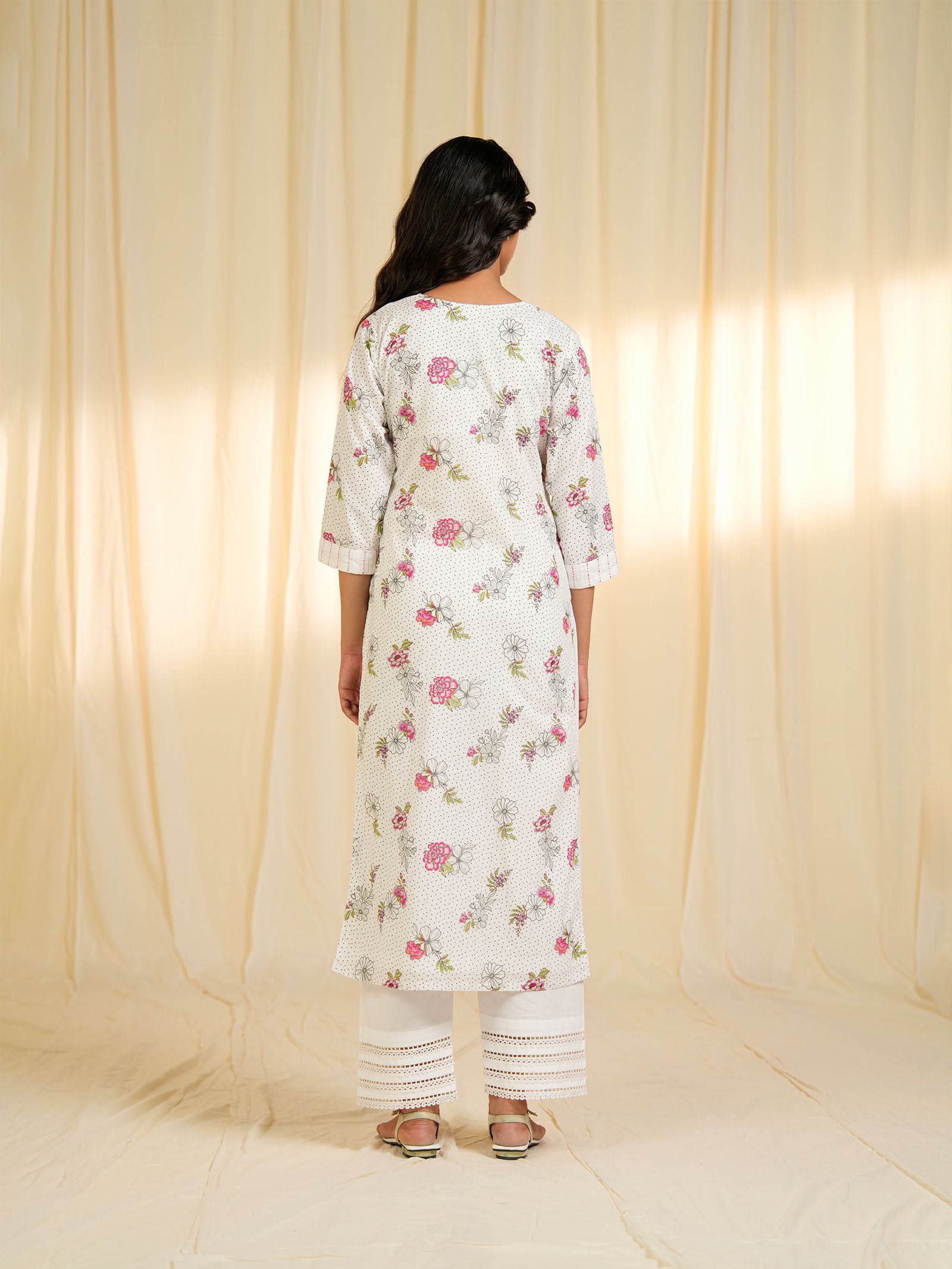 Dorothy Pink Valley Voile Kurta
