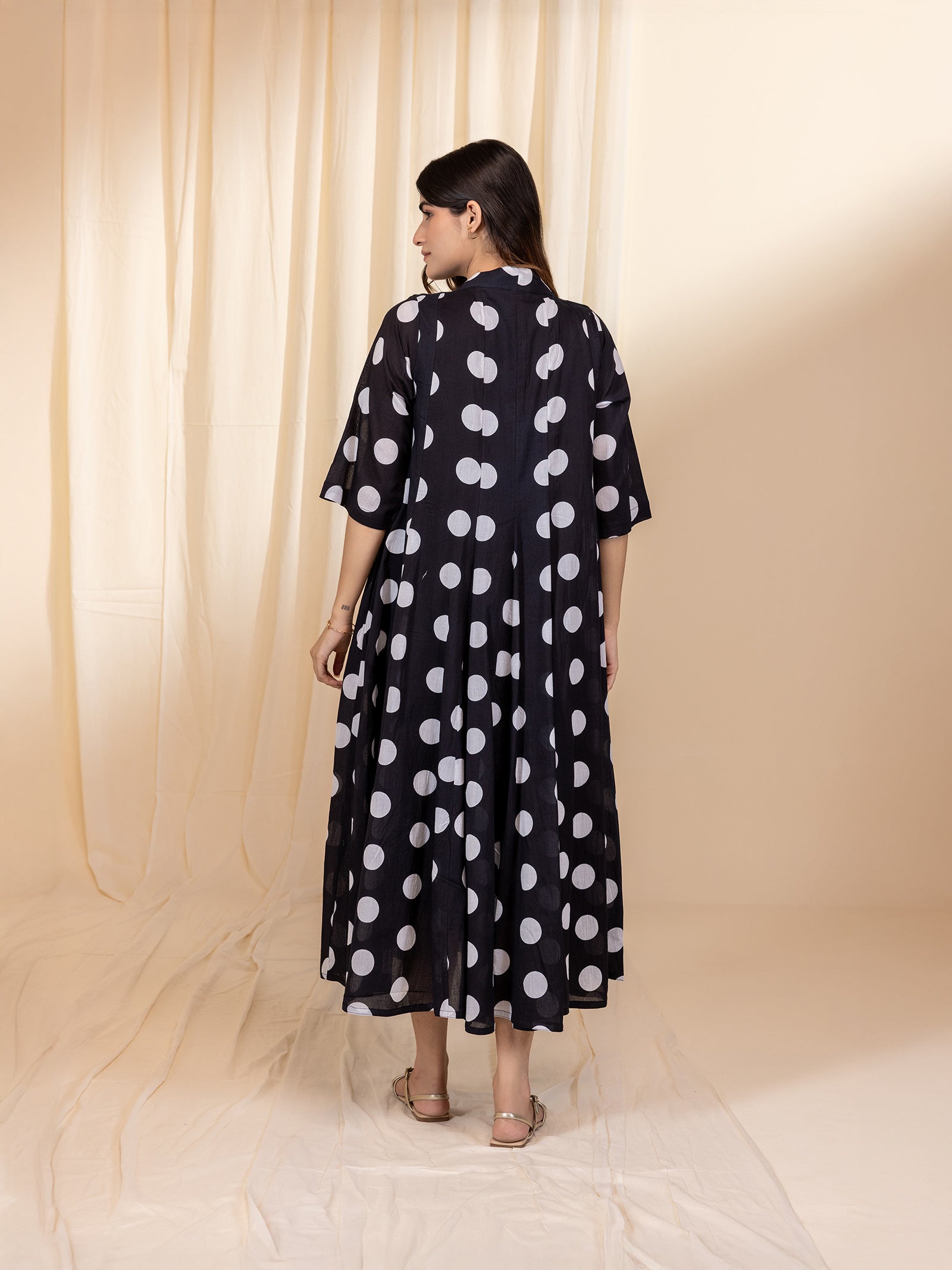 Dot Dot Dash - Drama Voile Dress