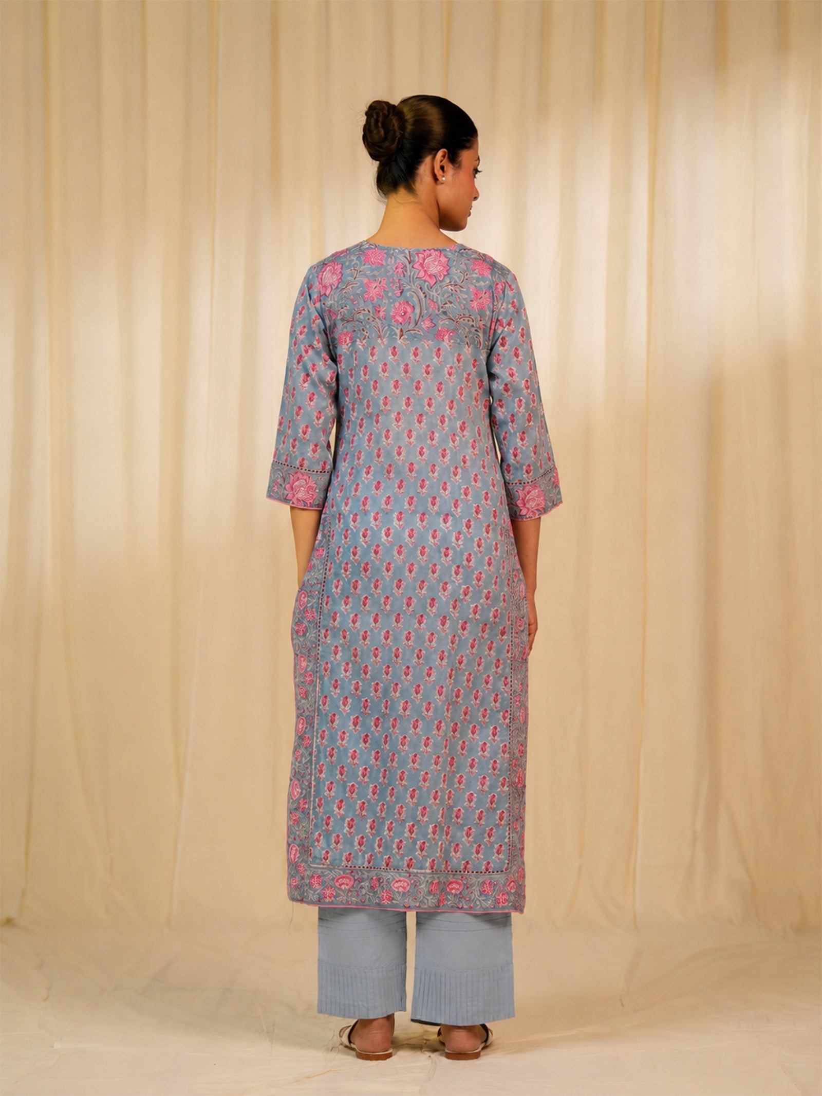 Faguni Boota Cotton Kurta