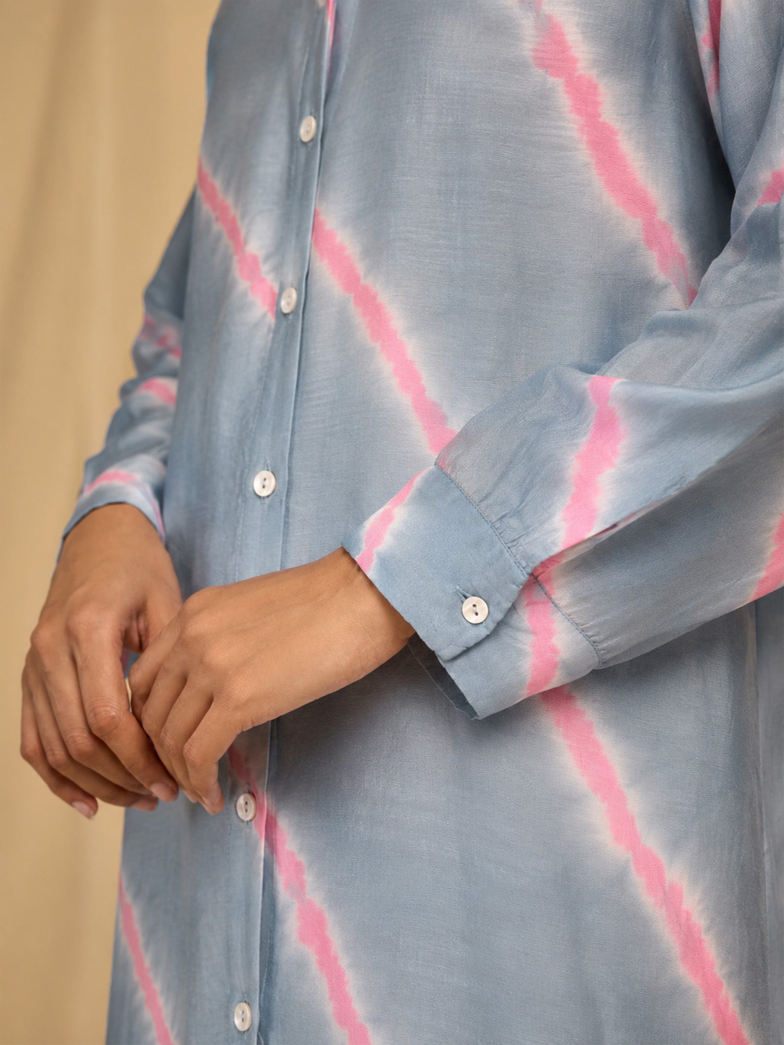 Faguni Tie N Dye Viscose Silk Shirt