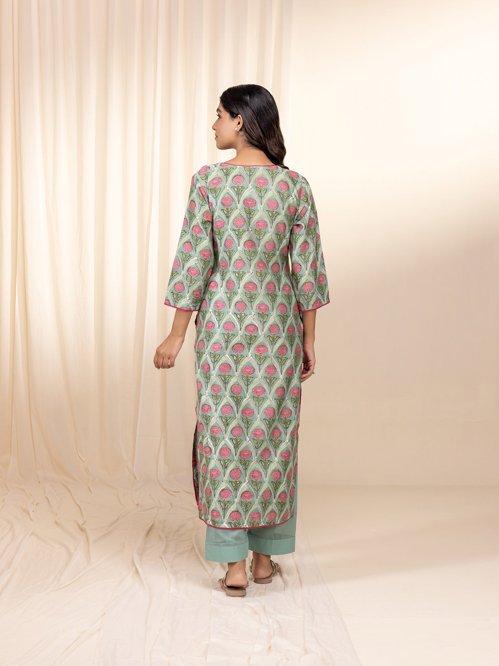 Fresco Chanderi Kurta
