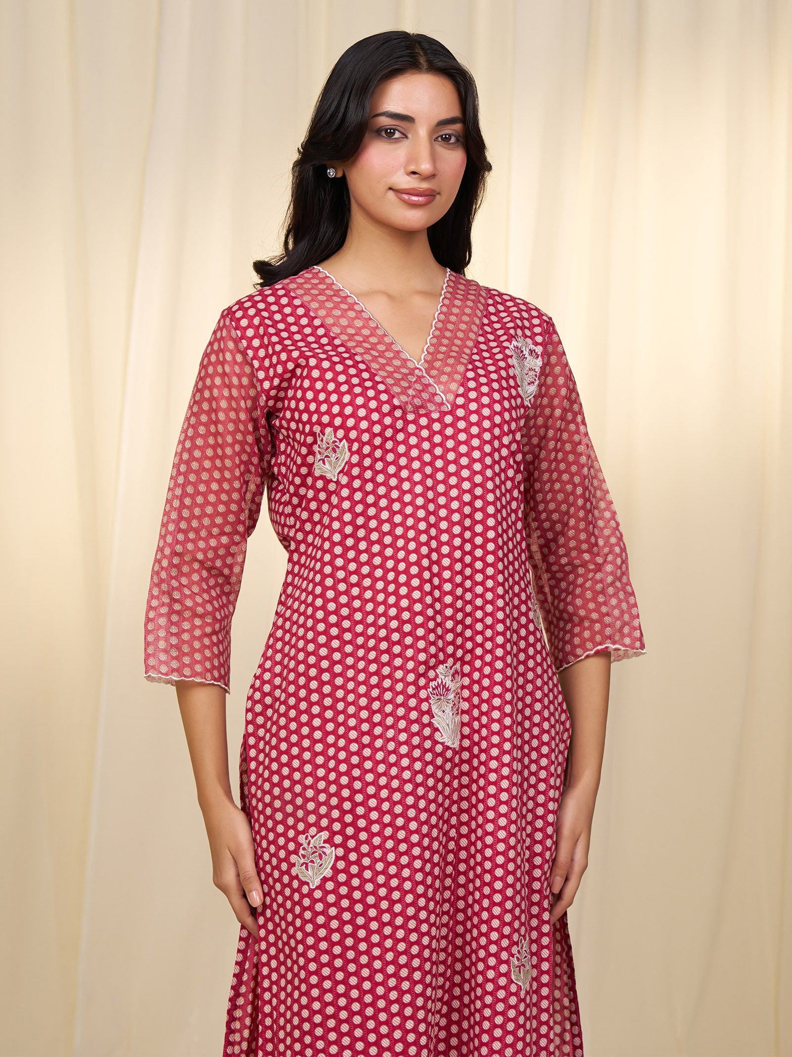 Gol Gulabi Cotton Kurta