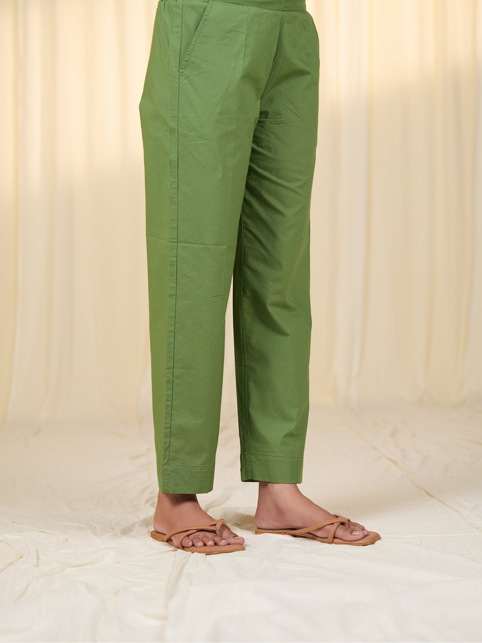Grove Cotton Straight Pants