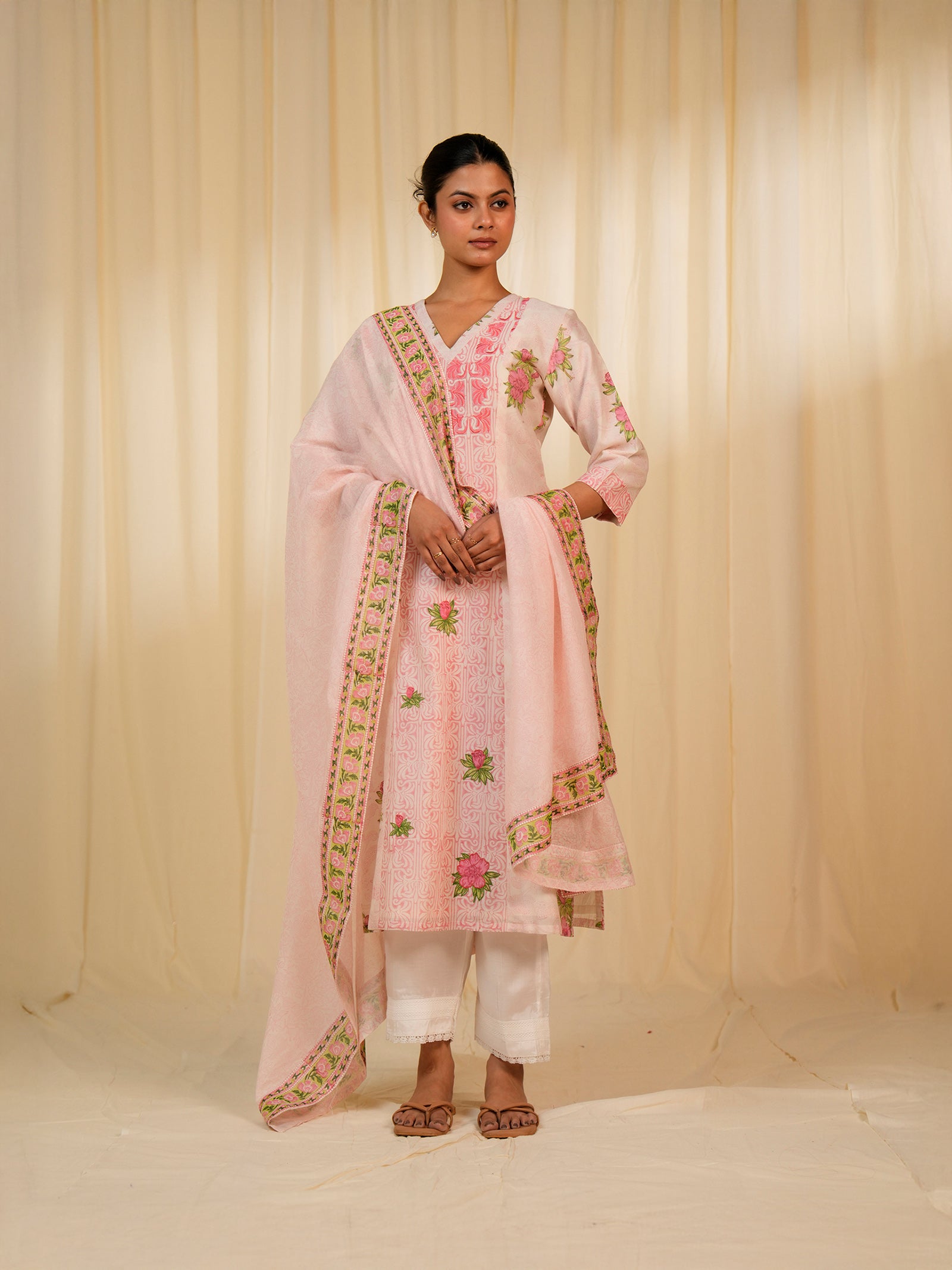 Gulnaz Chanderi Dupatta