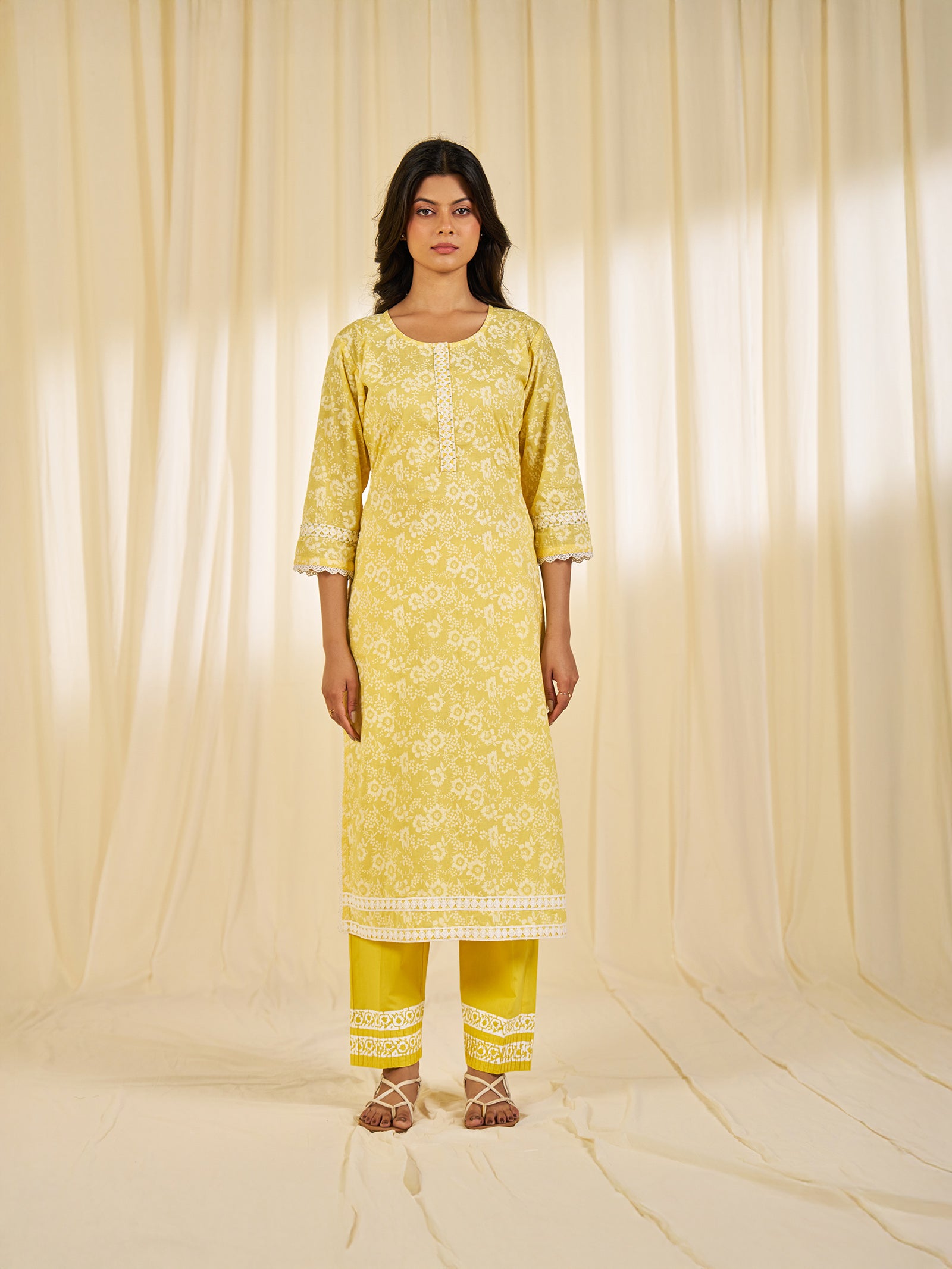Haldi Cotton Kurta