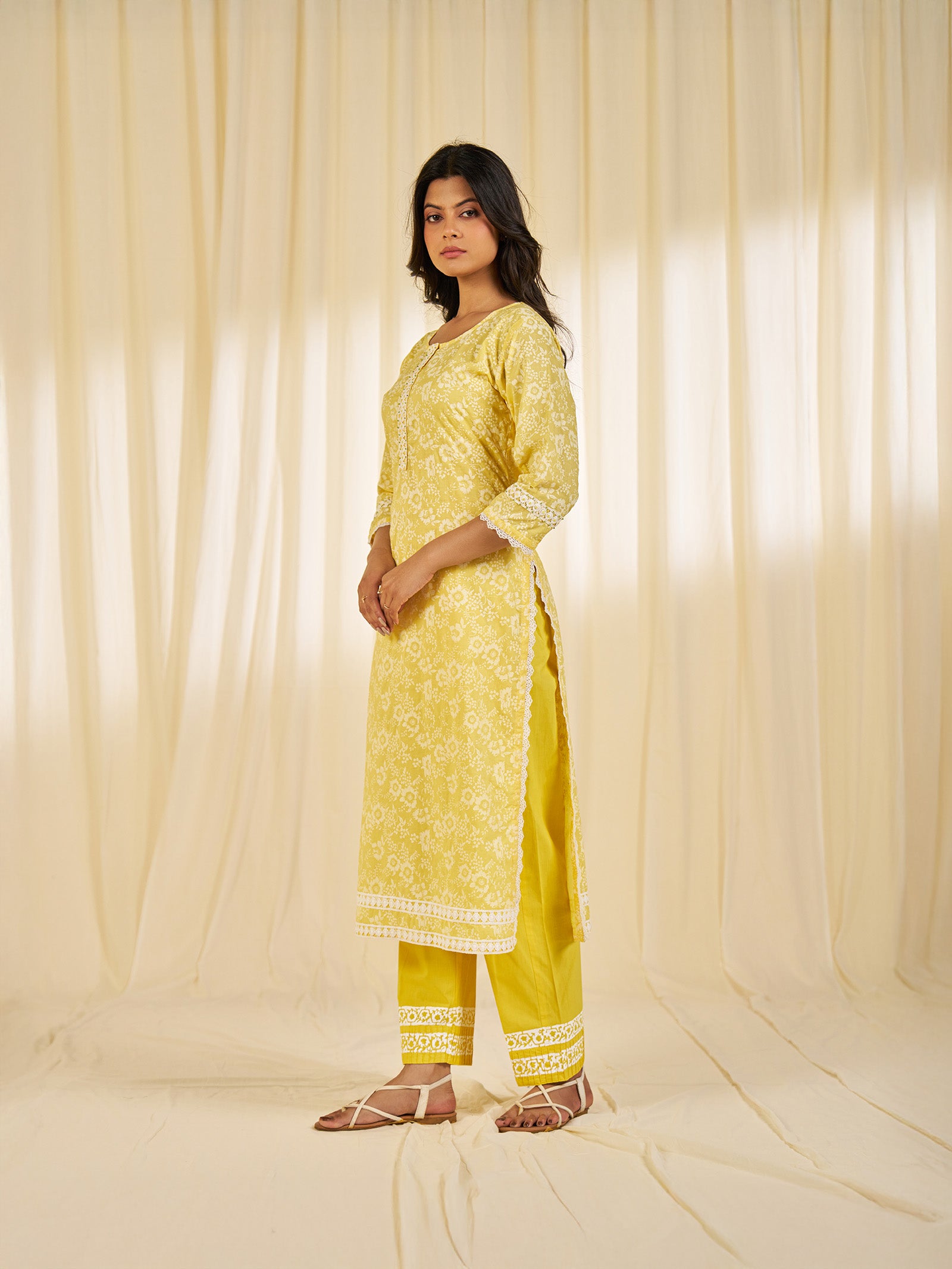 Haldi Cotton Kurta