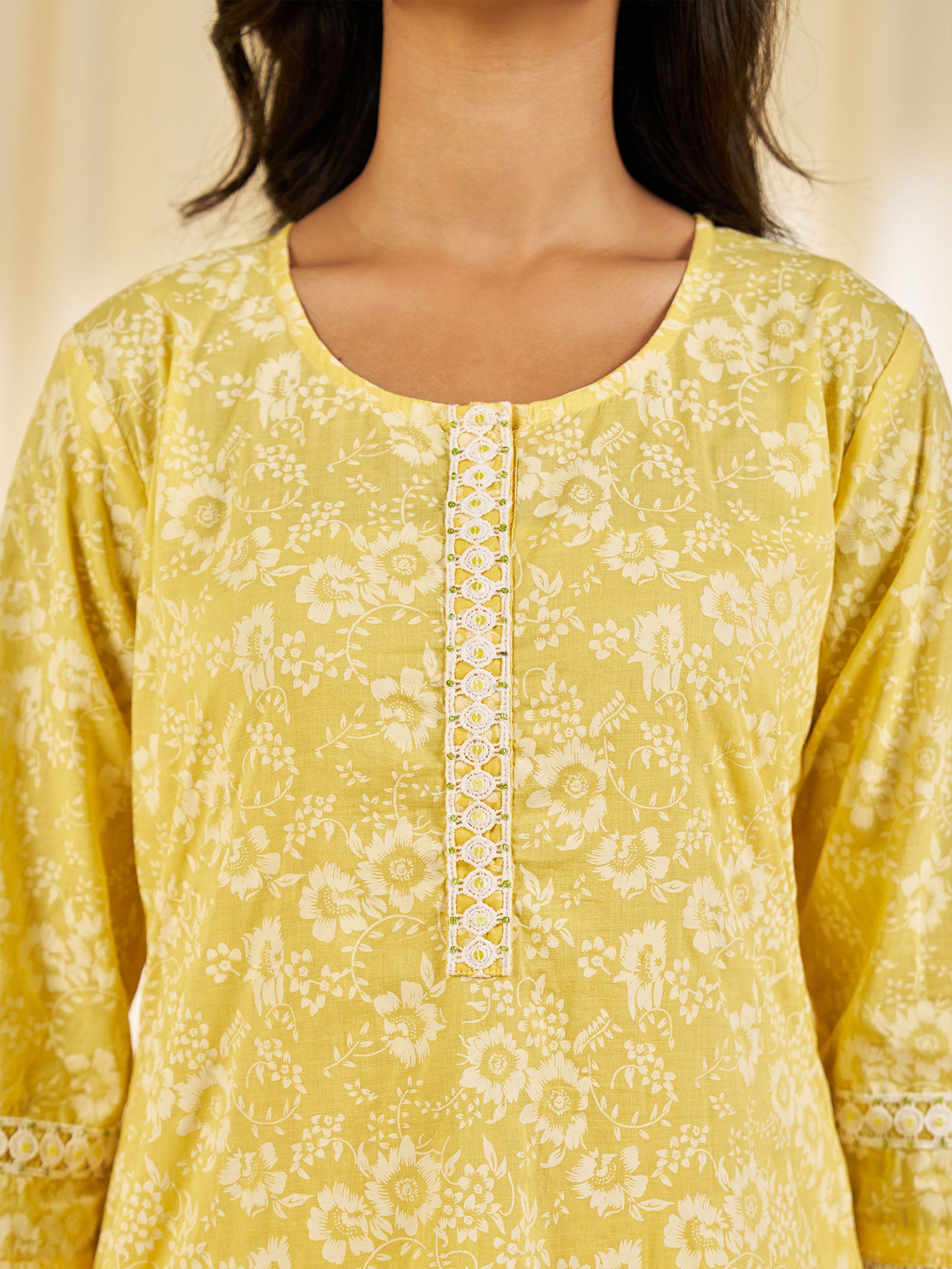 Haldi Cotton Kurta