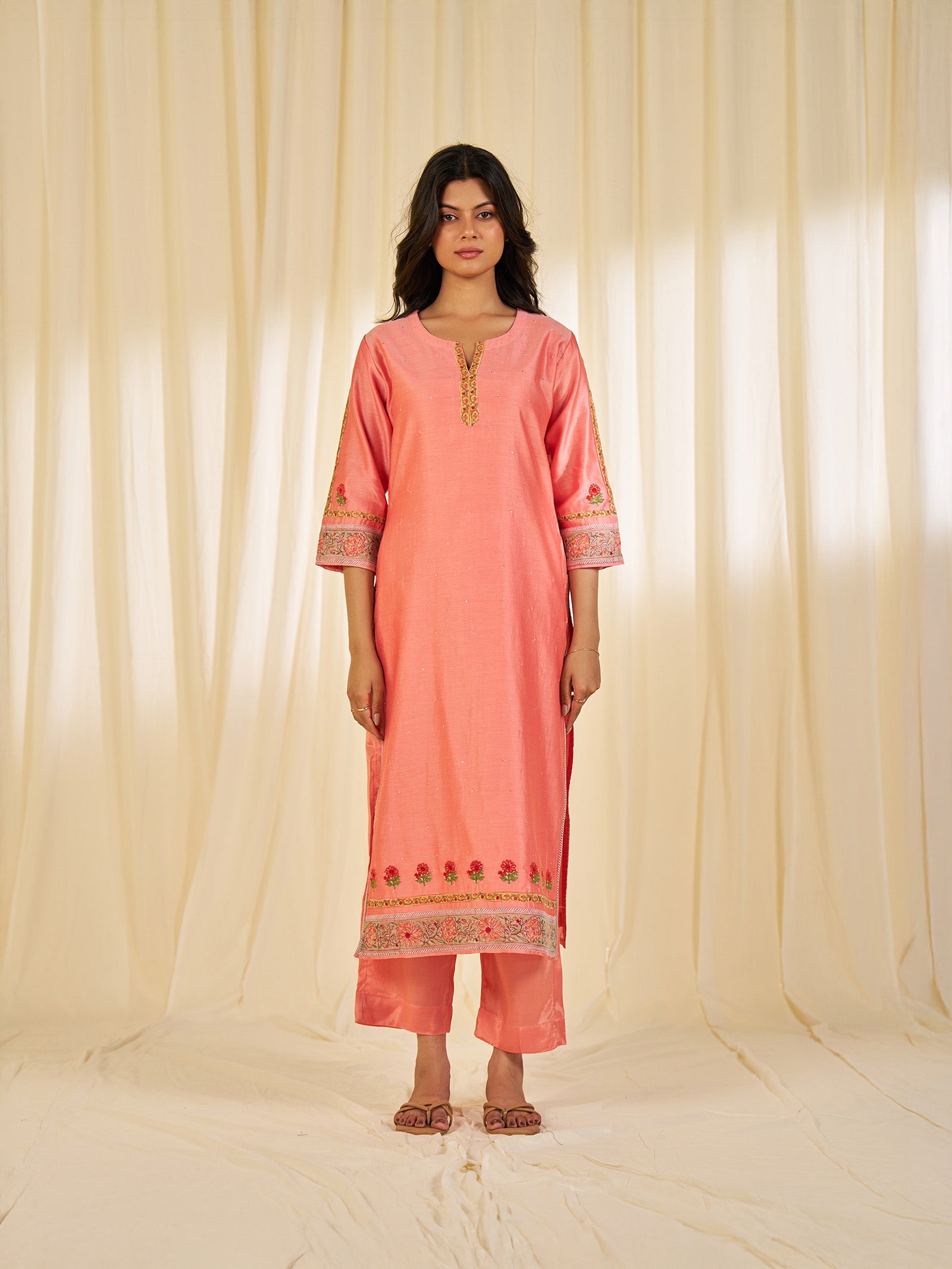Haseen Chanderi Kurta