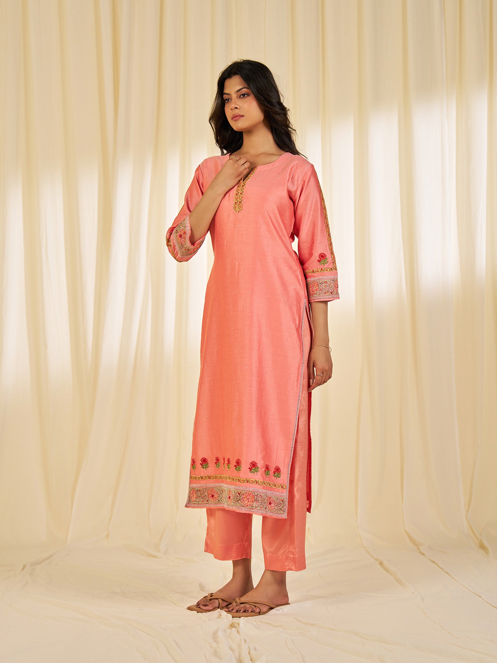 Haseen Chanderi Kurta