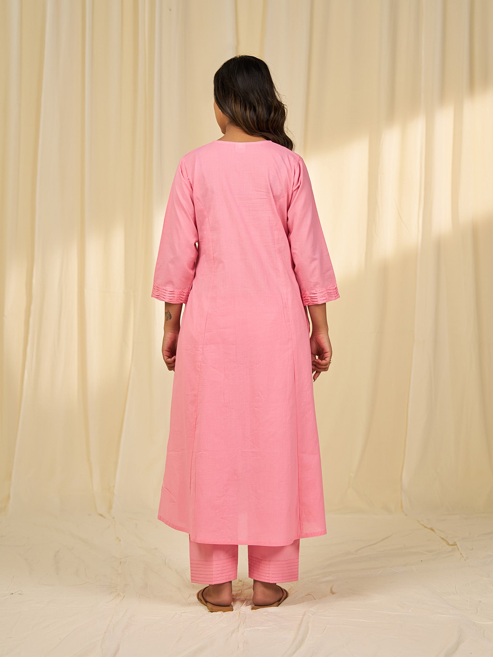 Hydrangea Cotton Kurta