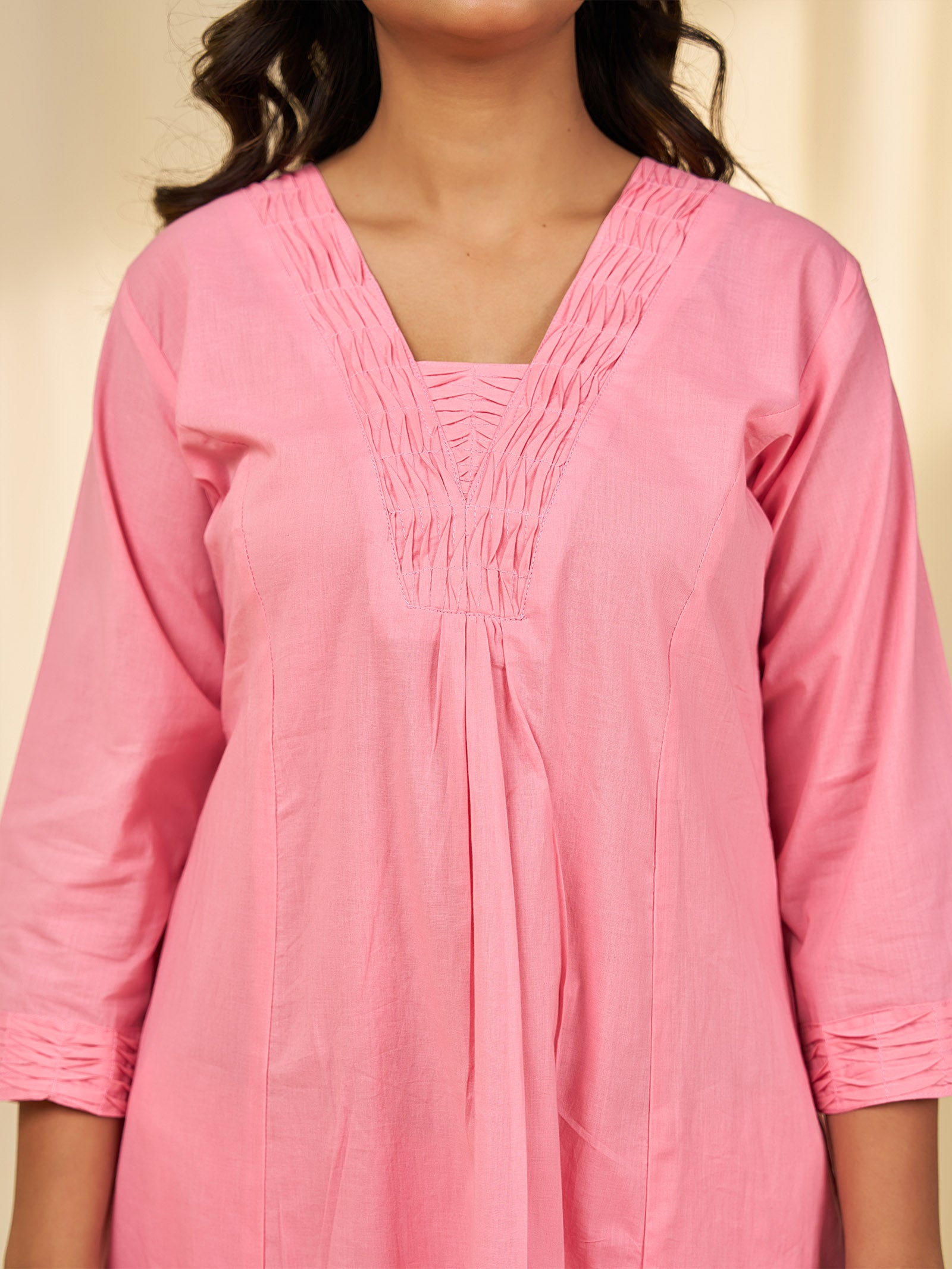 Hydrangea Cotton Kurta