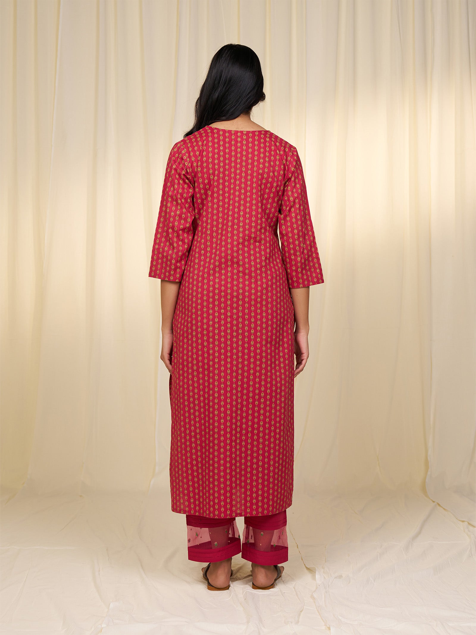 Indian Chintz Sherry Cotton Kurta