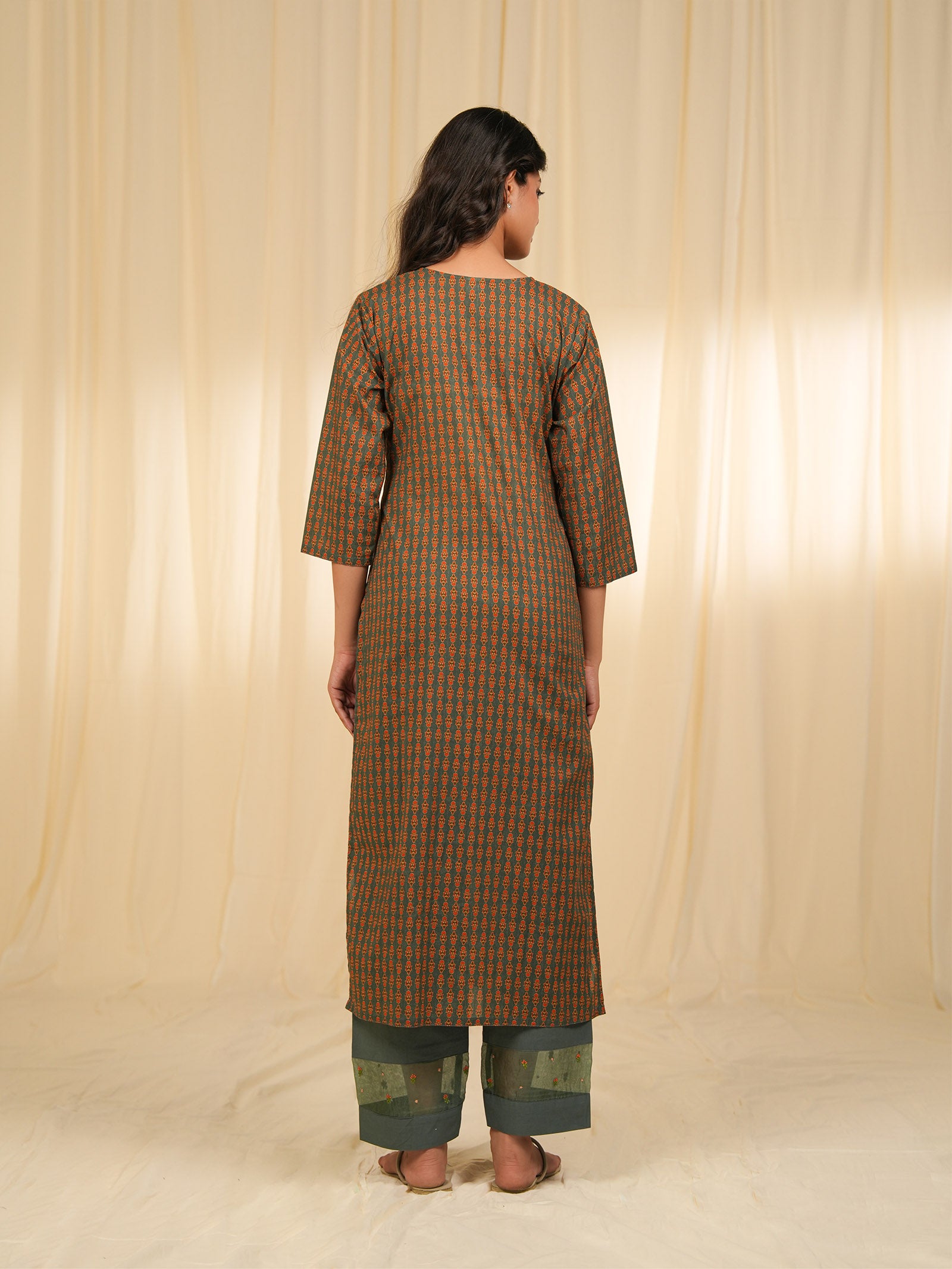 Indian Chintz Tarnish Cotton Kurta