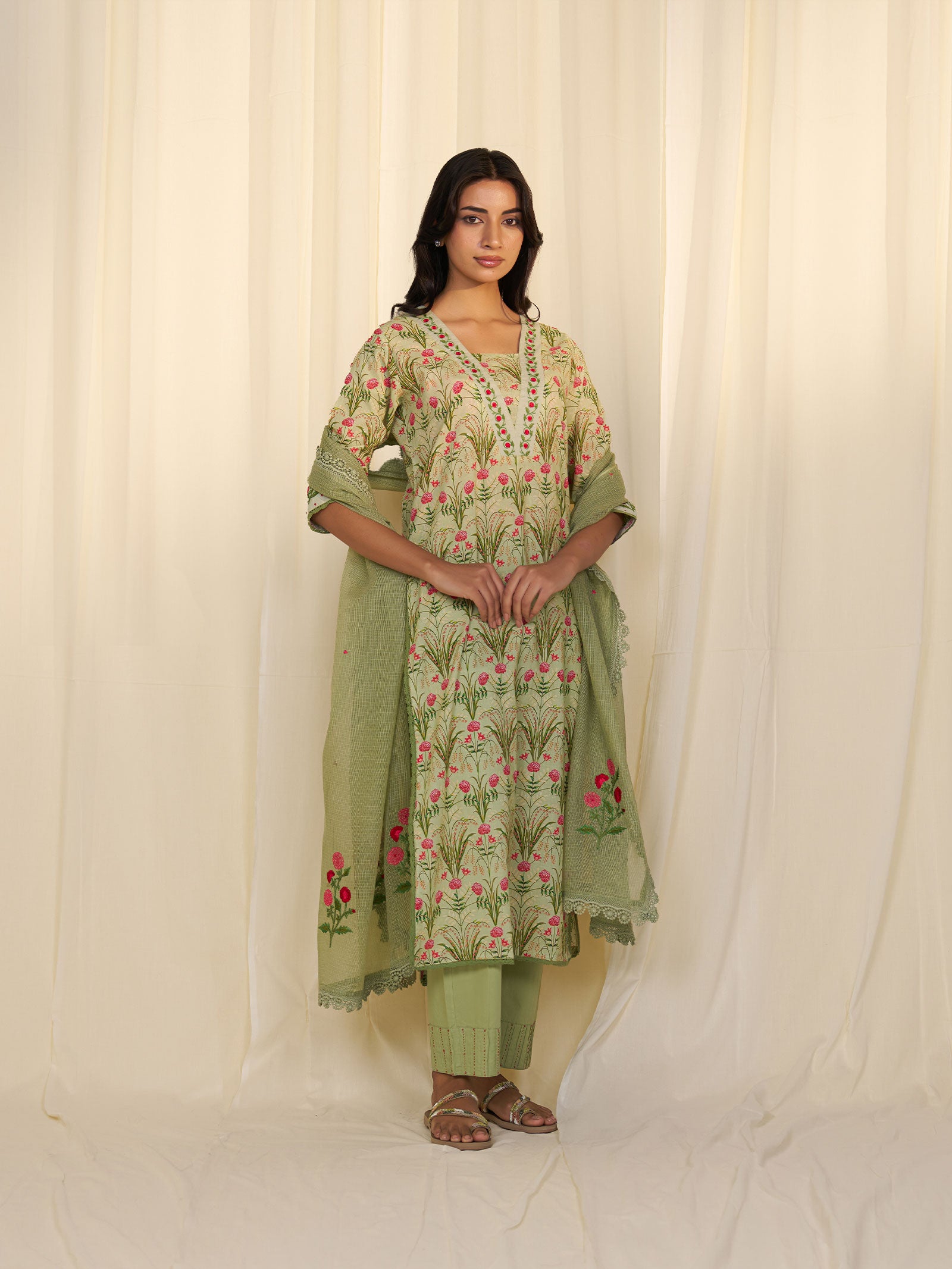 Indian Forest Cotton Kurta