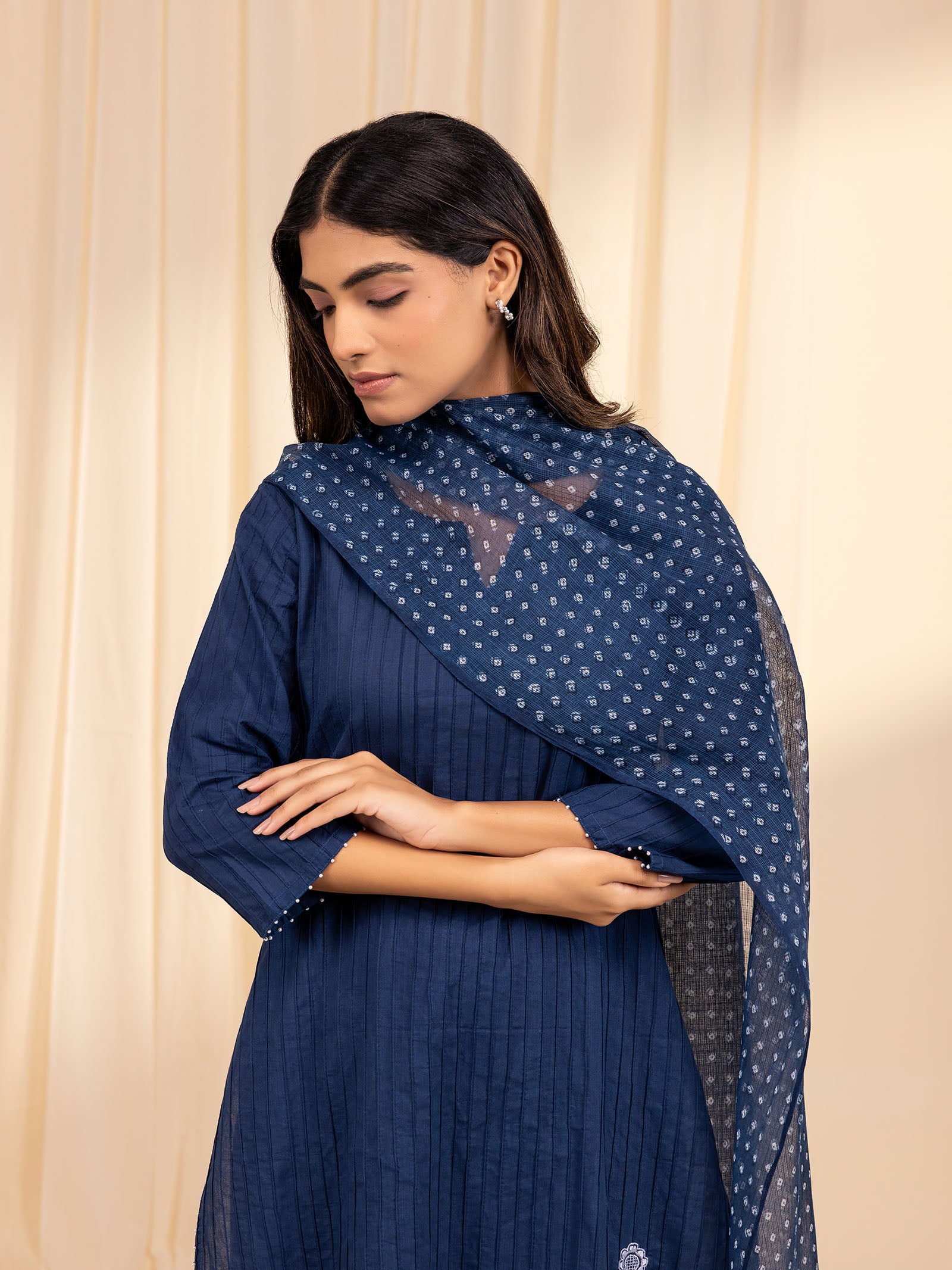 Indigo Diamonds Kota Dupatta