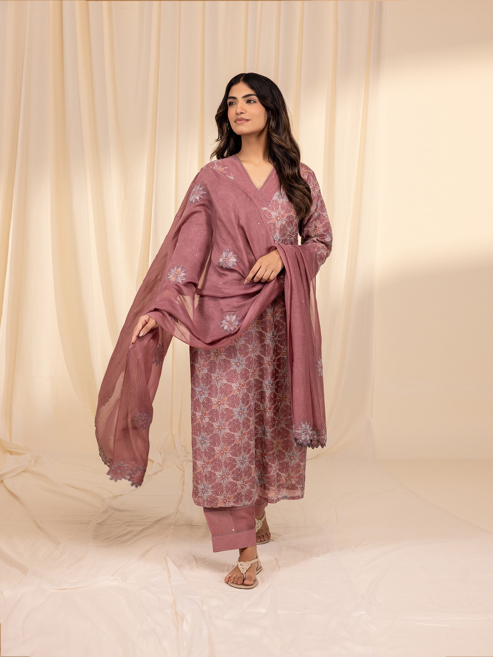 Jellyfish Chanderi Kurta