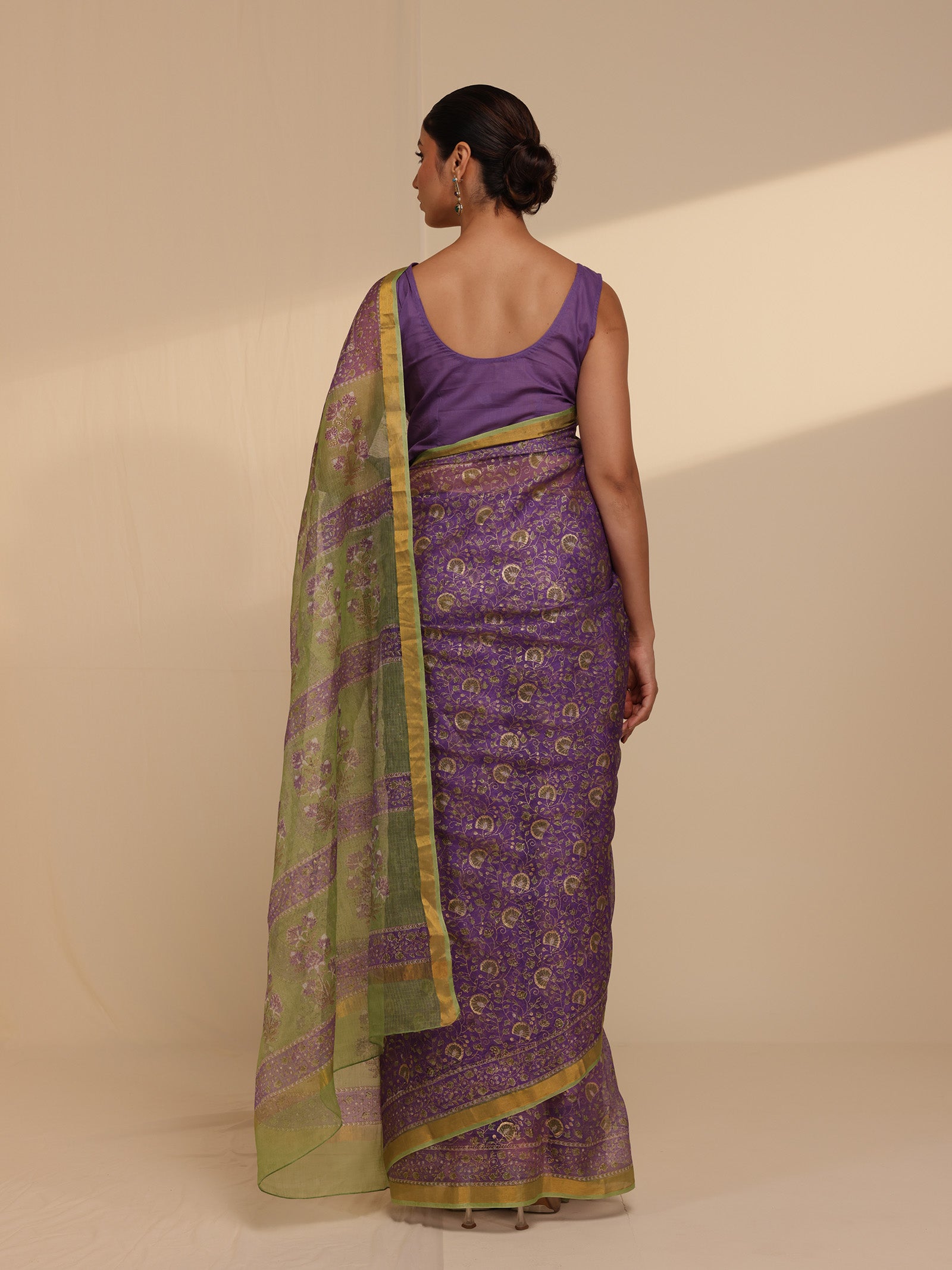 Amethyst Kota Silk Saree