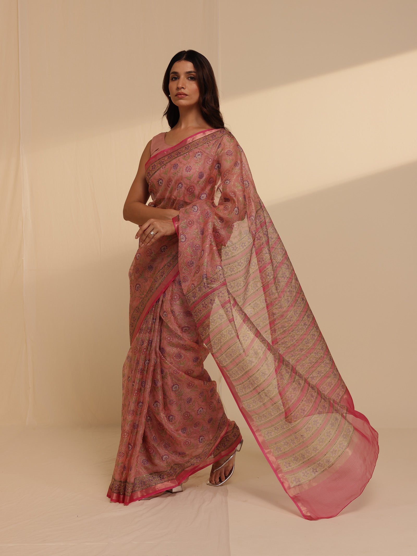 Quartz Kota Silk Saree