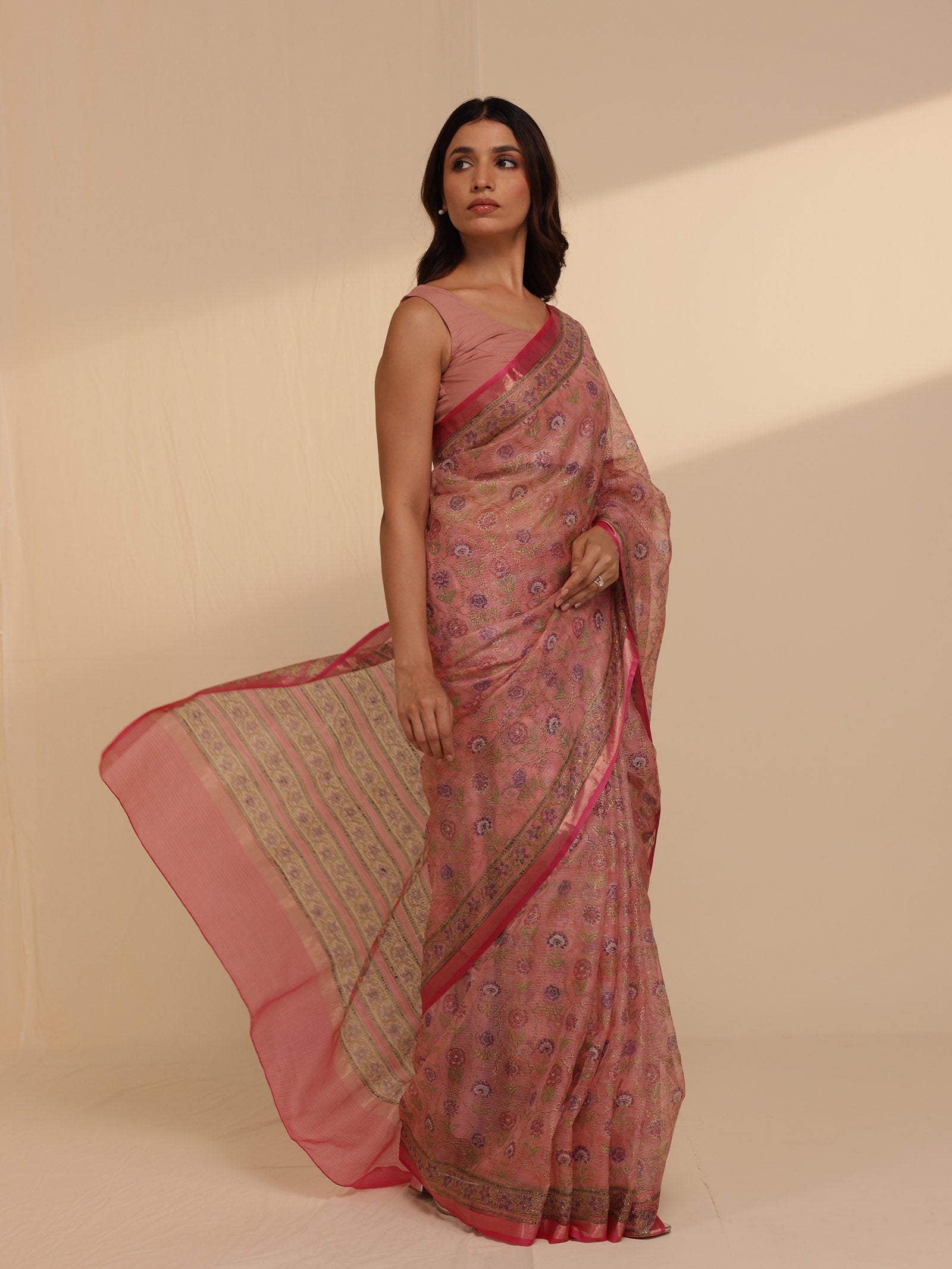 Quartz Kota Silk Saree