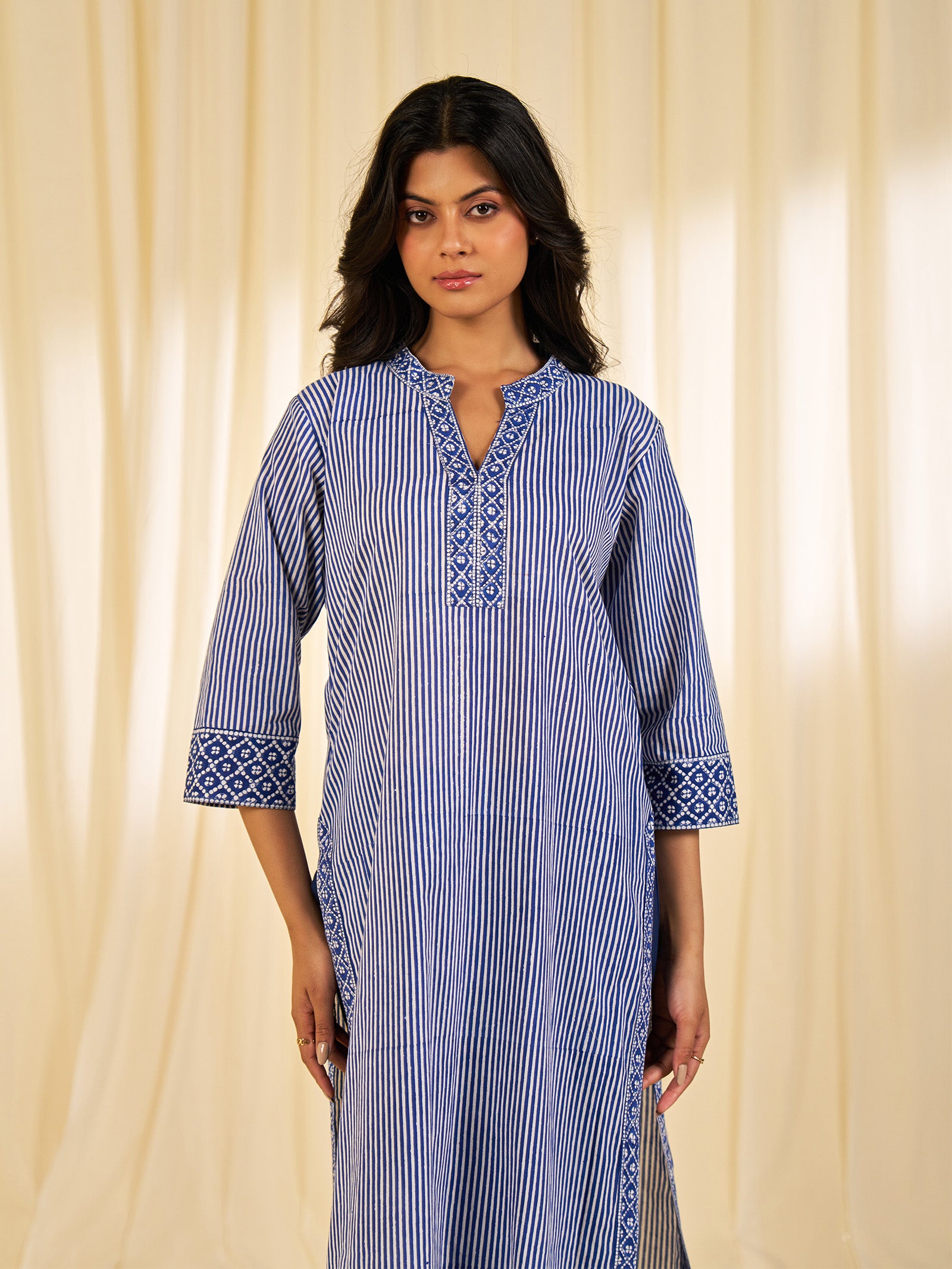 Jal - Jheel Cotton Kurta