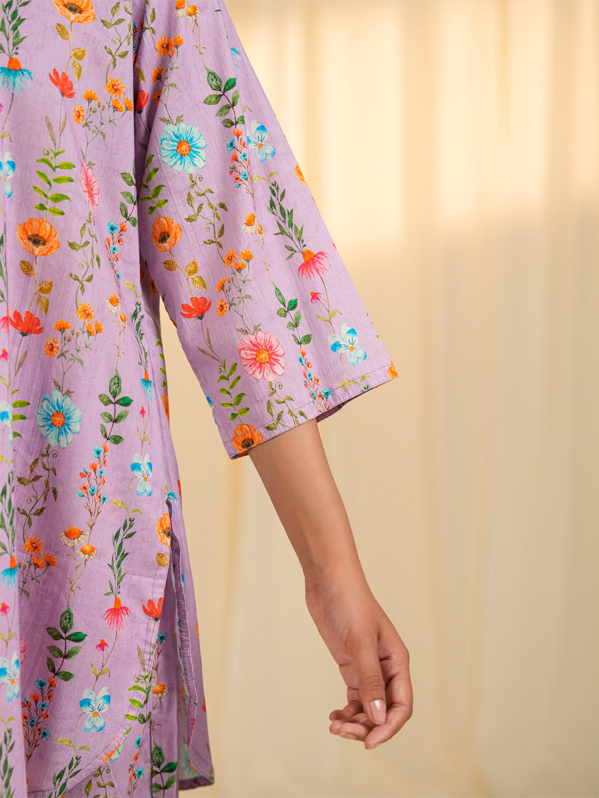 June Garden Cotton Night Suit