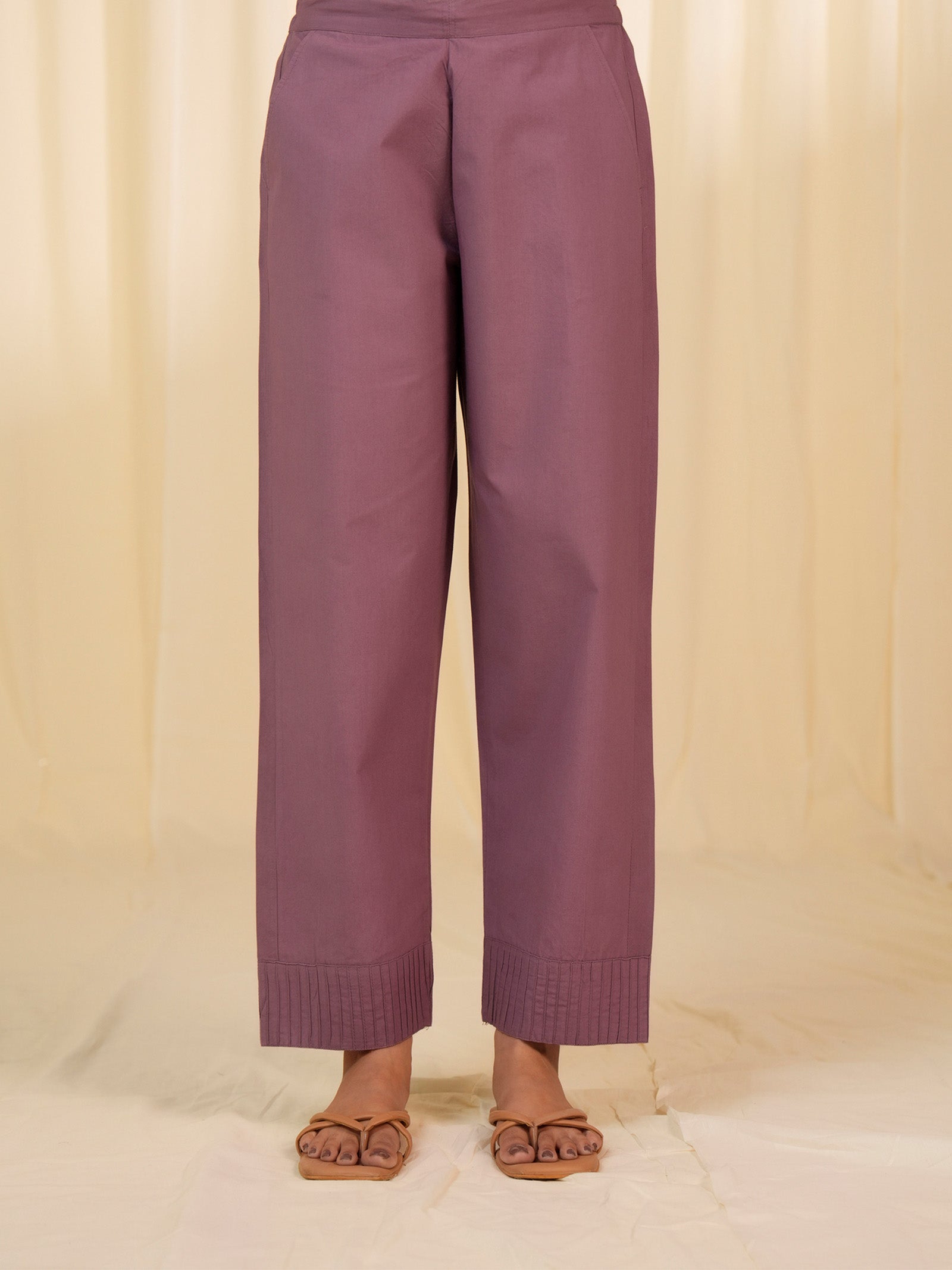 Just Jazz Cotton Straight Pants