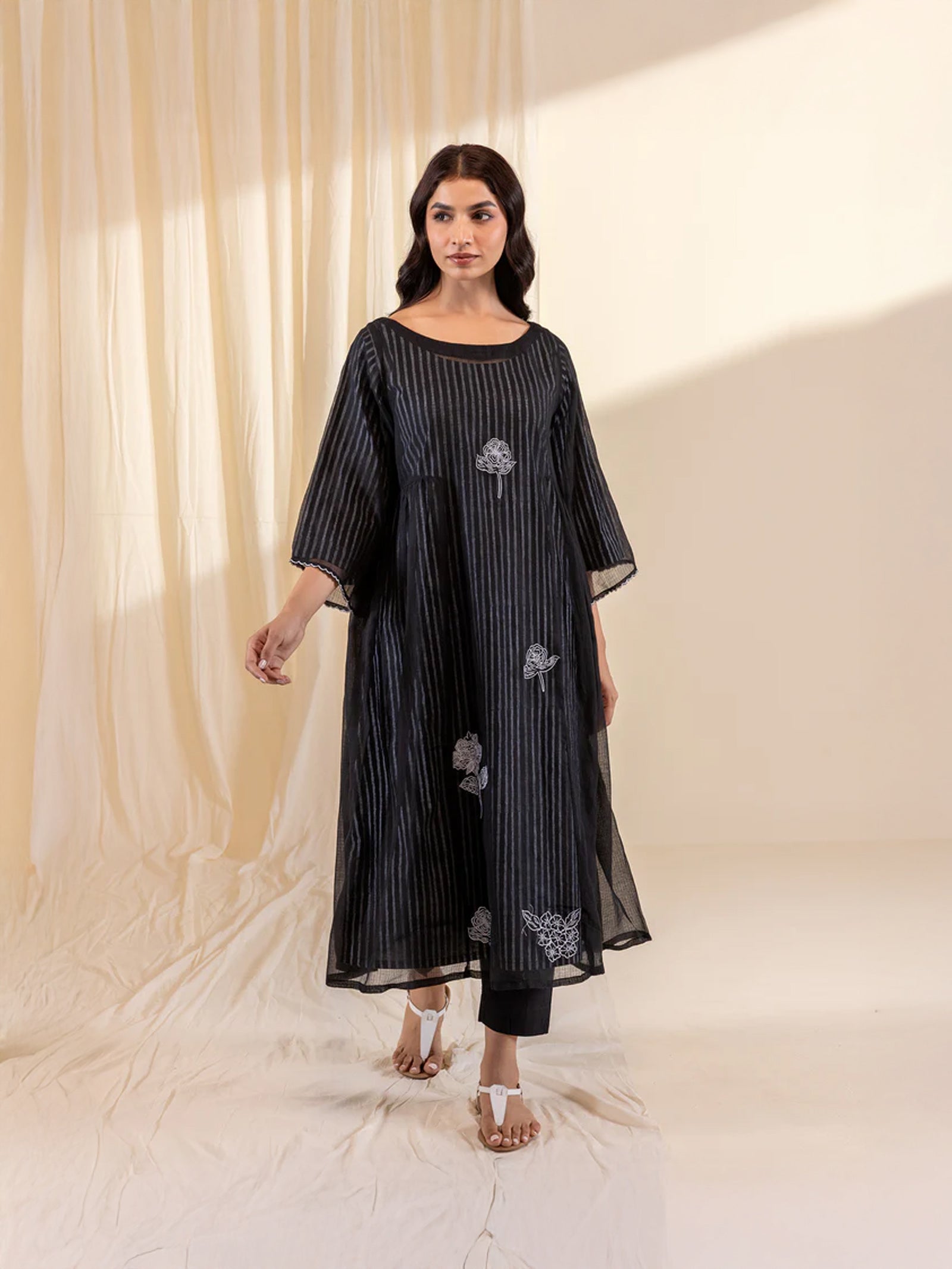 Noir Cotton Tunic