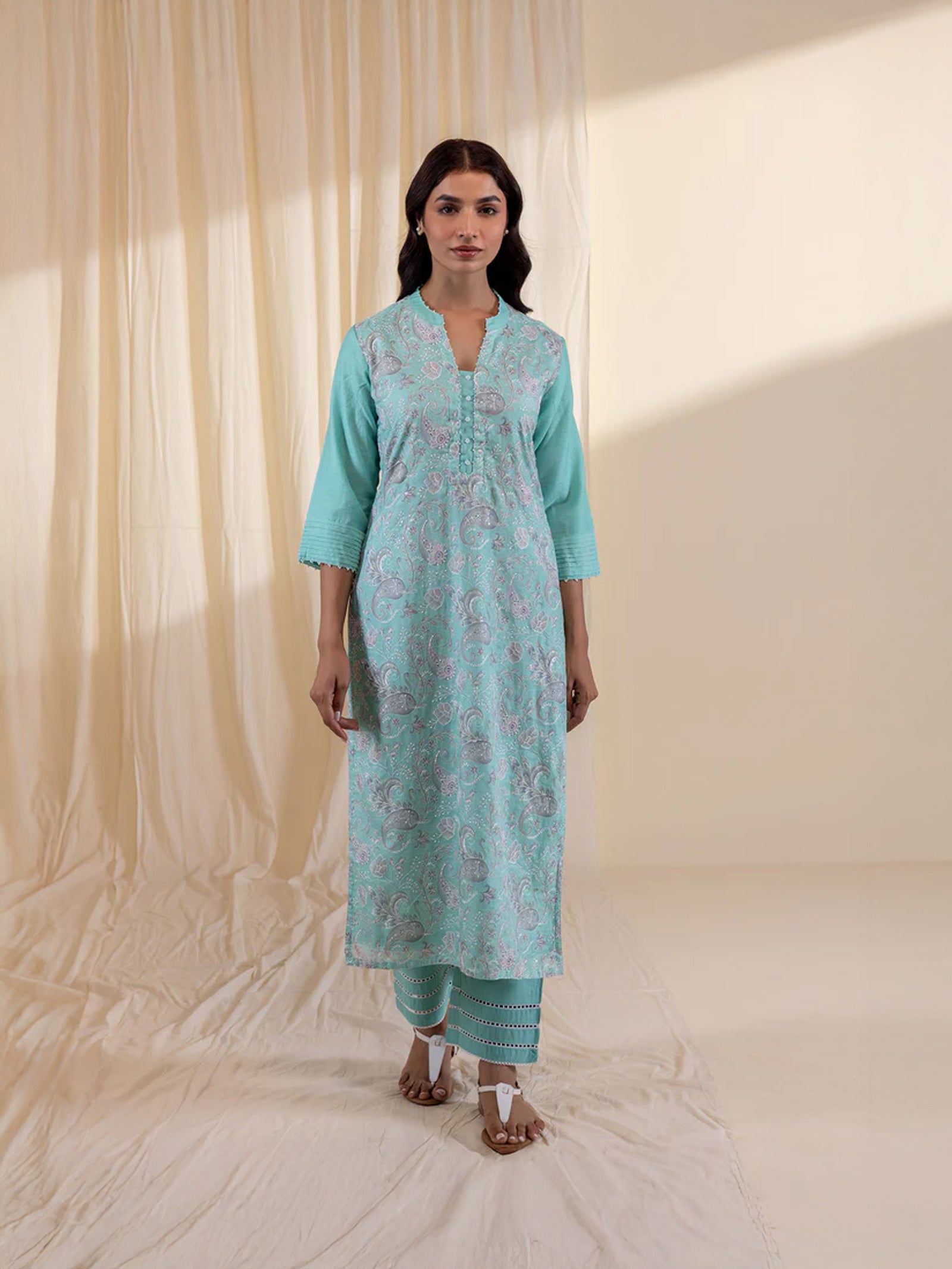 Shimmering Dusk Chanderi Kurta