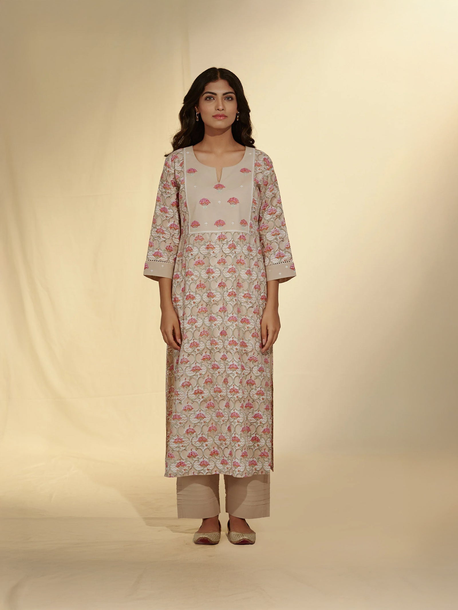 Waves Cotton Kurta