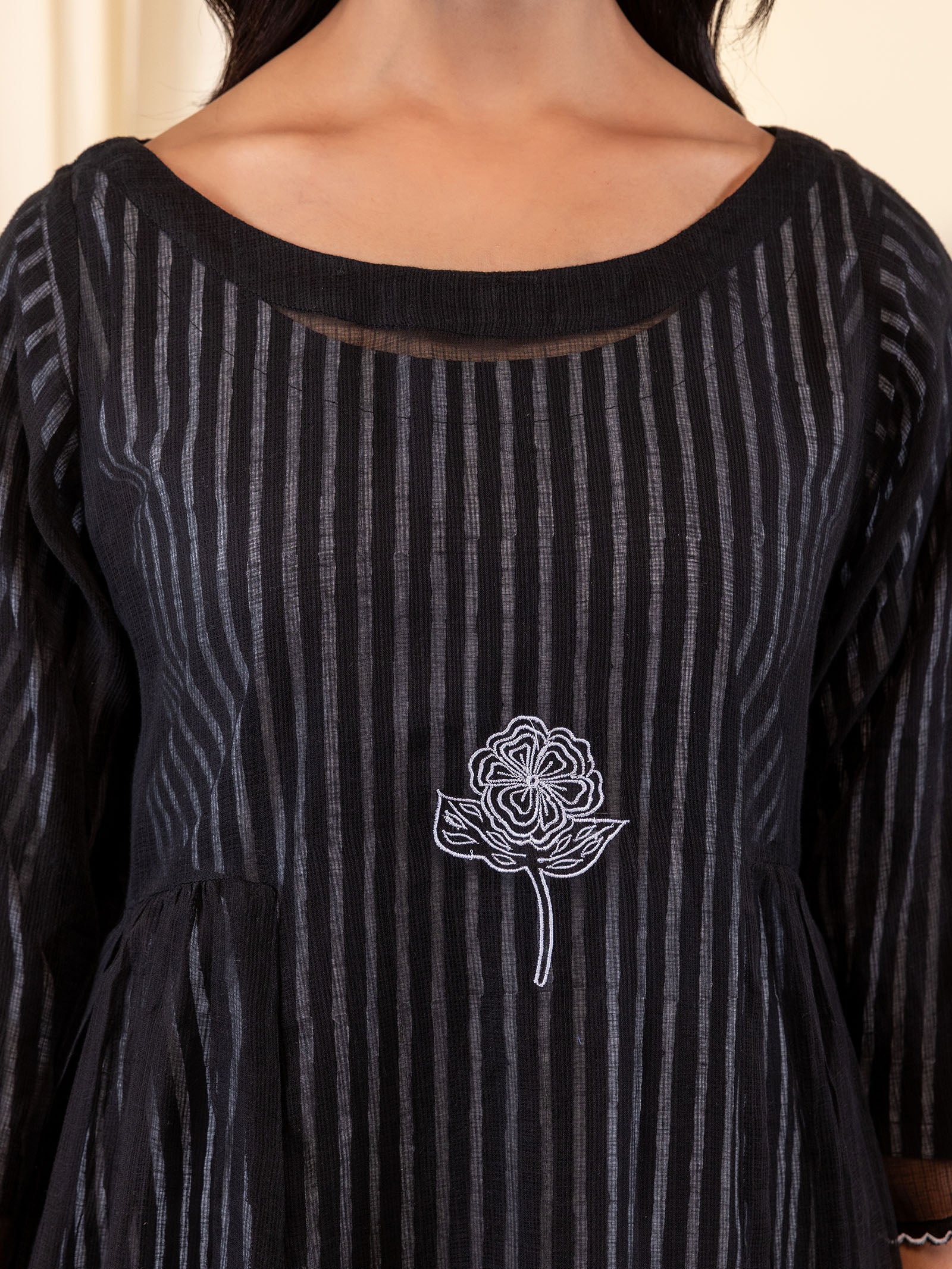 Noir Cotton Tunic