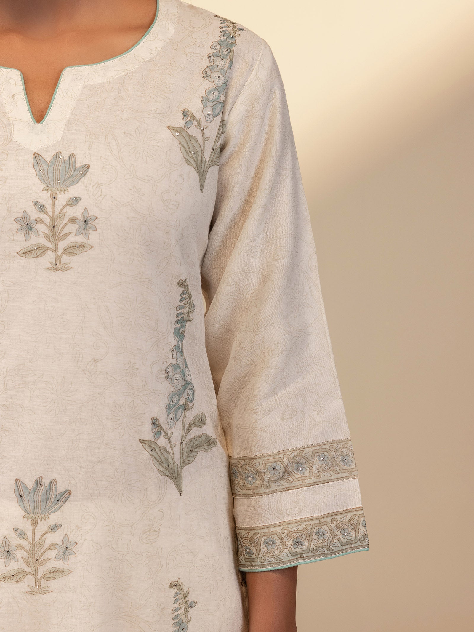 Noor Jahan Chanderi Kurta