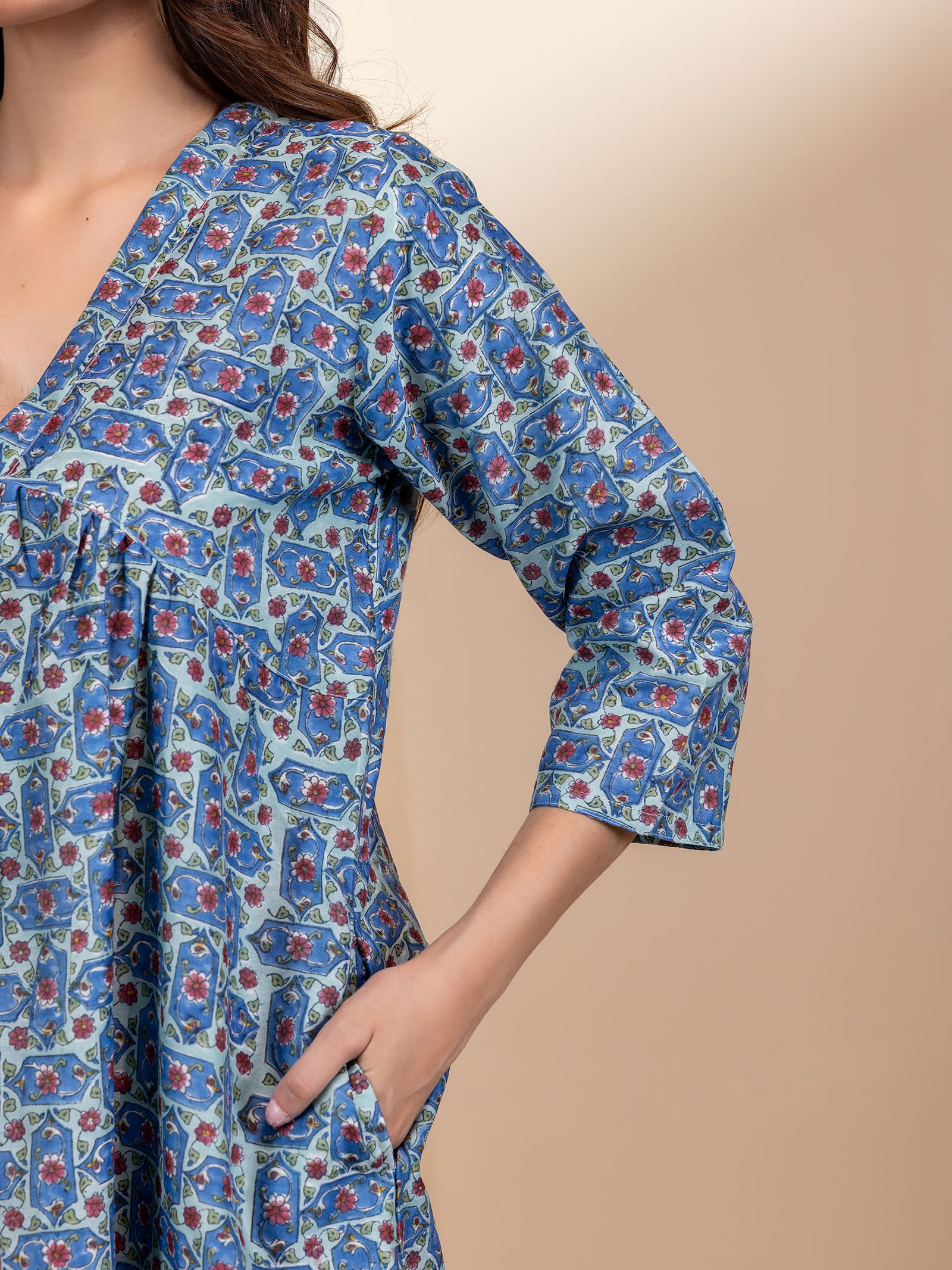 Pacific Point Chanderi Kurta