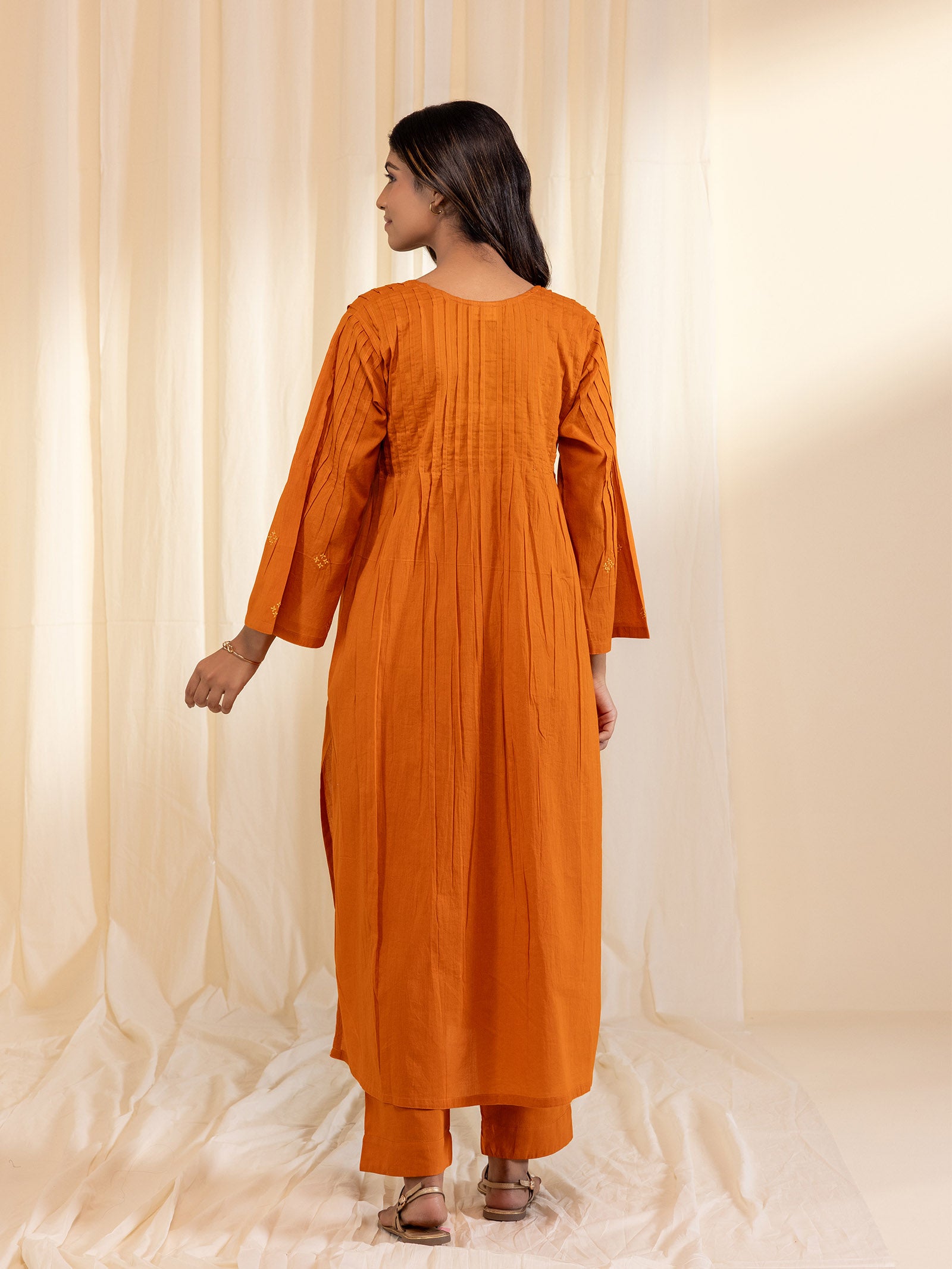 Fire Voile Kurta