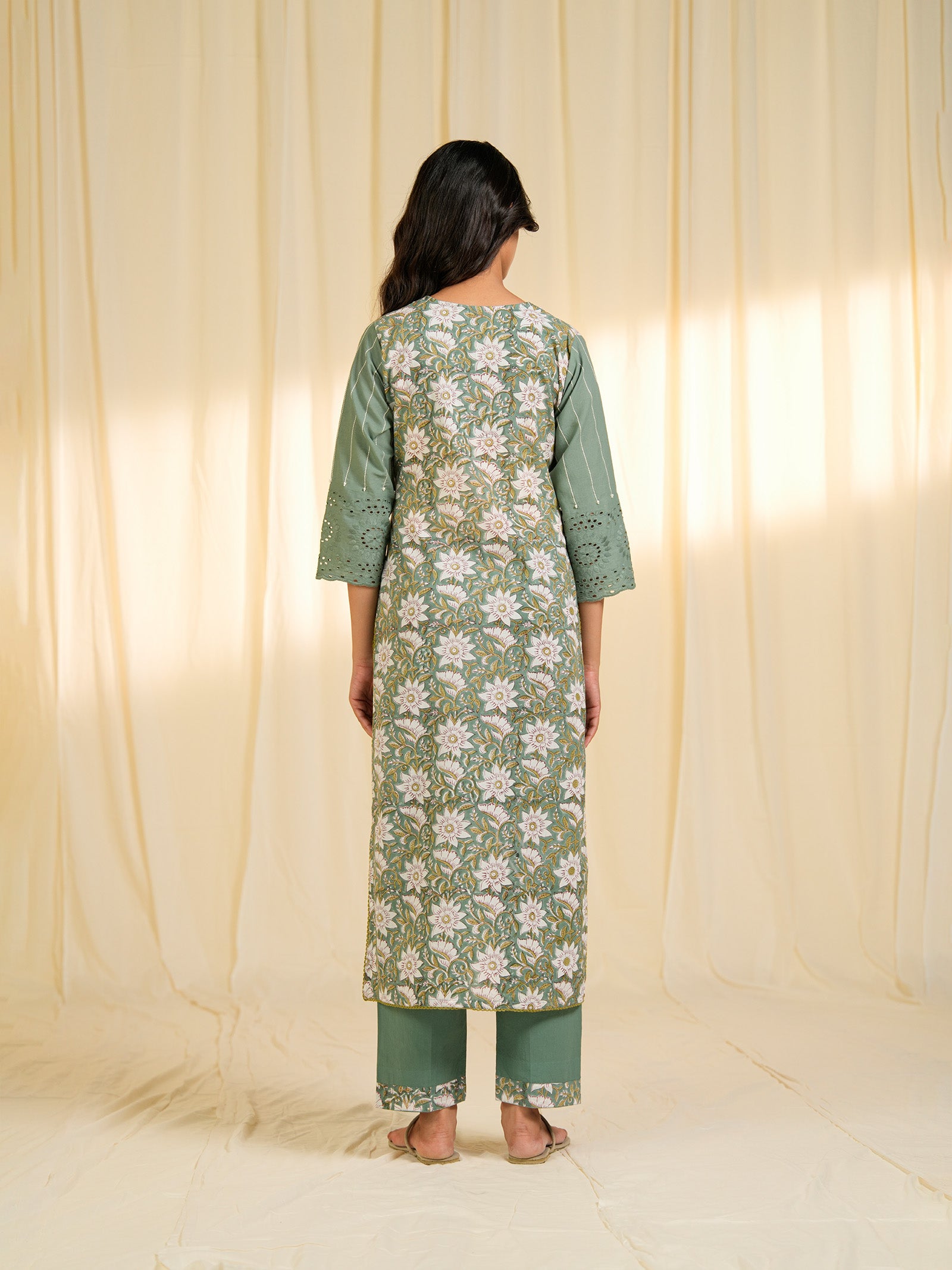 Kala Ghoda Greens Cotton Kurta
