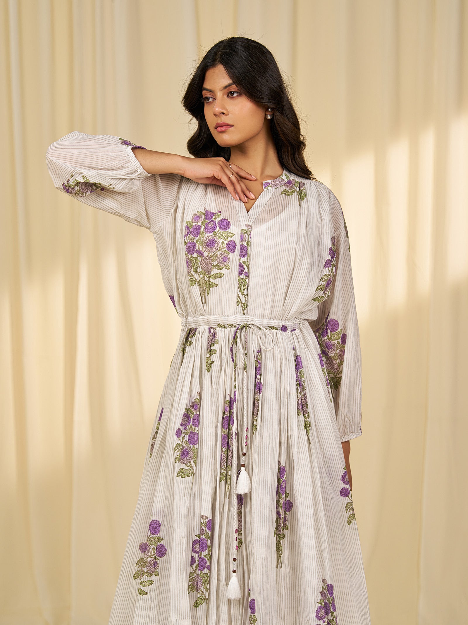 Lilac Primrose Voile Dress