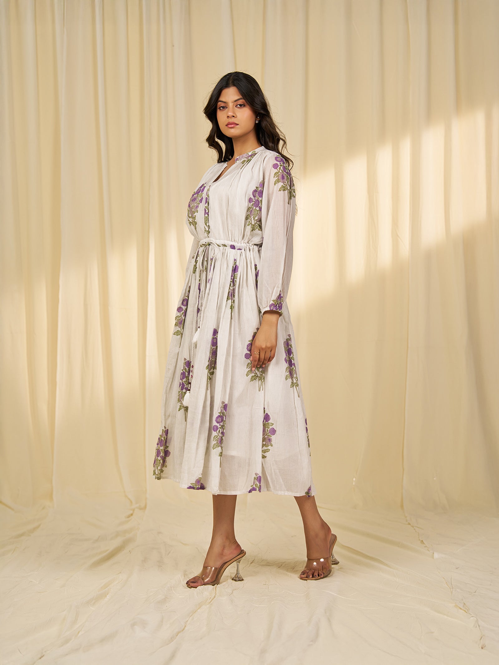 Lilac Primrose Voile Dress