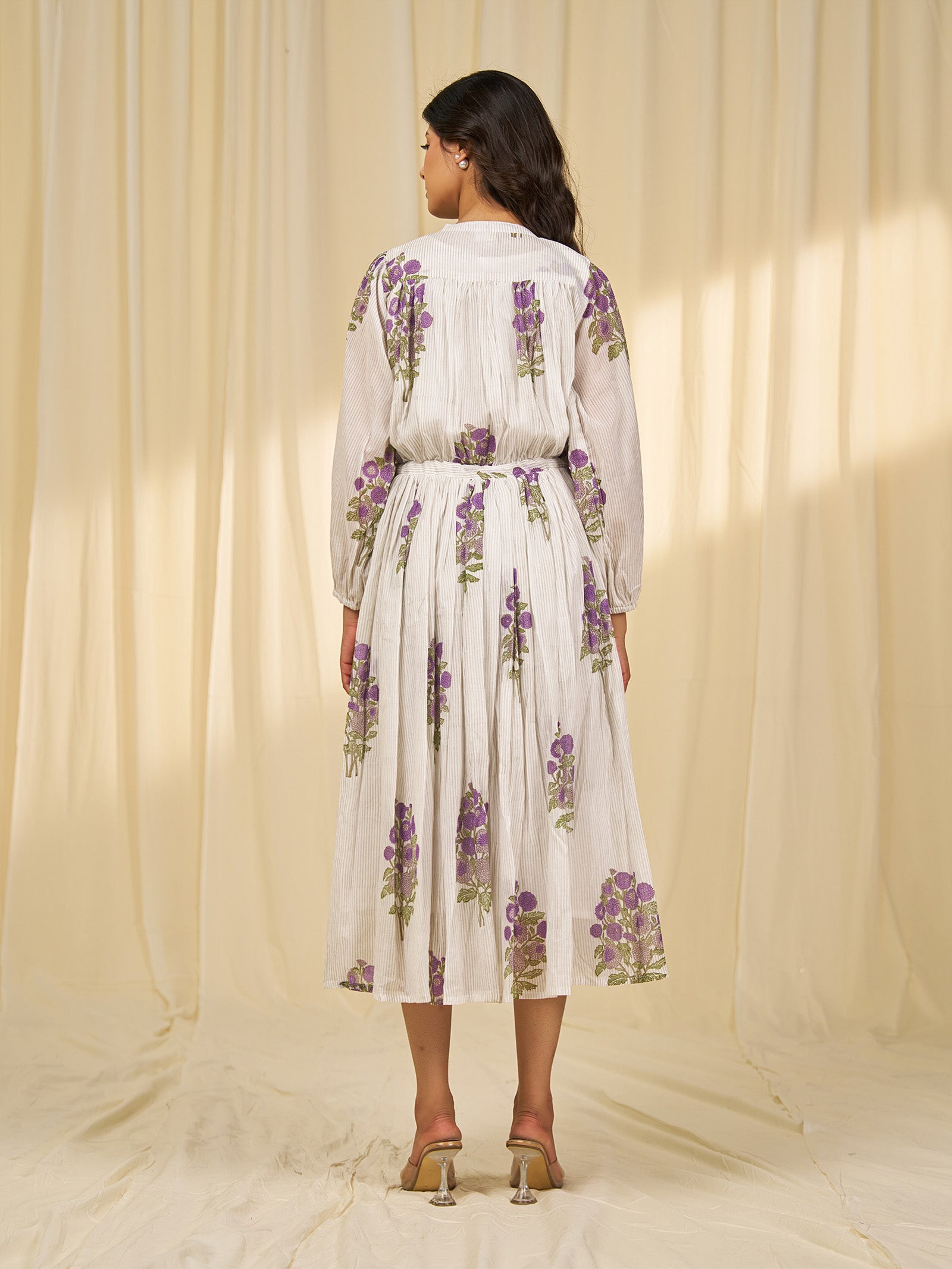 Lilac Primrose Voile Dress