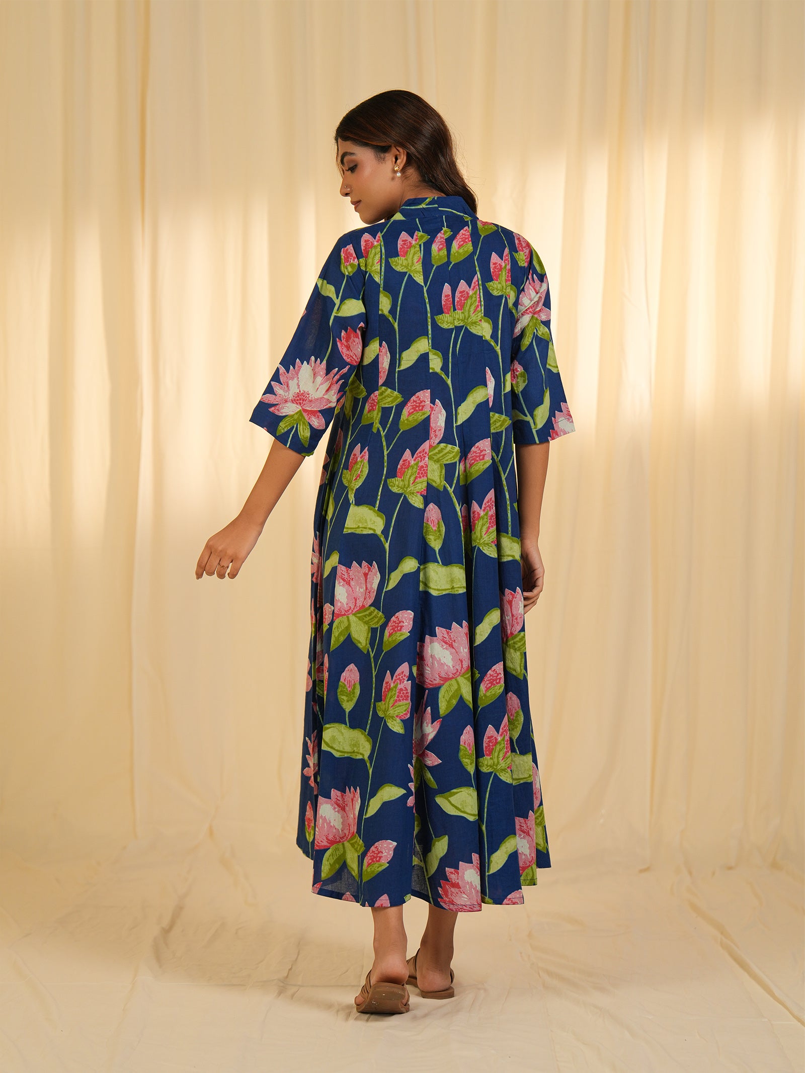 Lotus Royale Cotton Dress