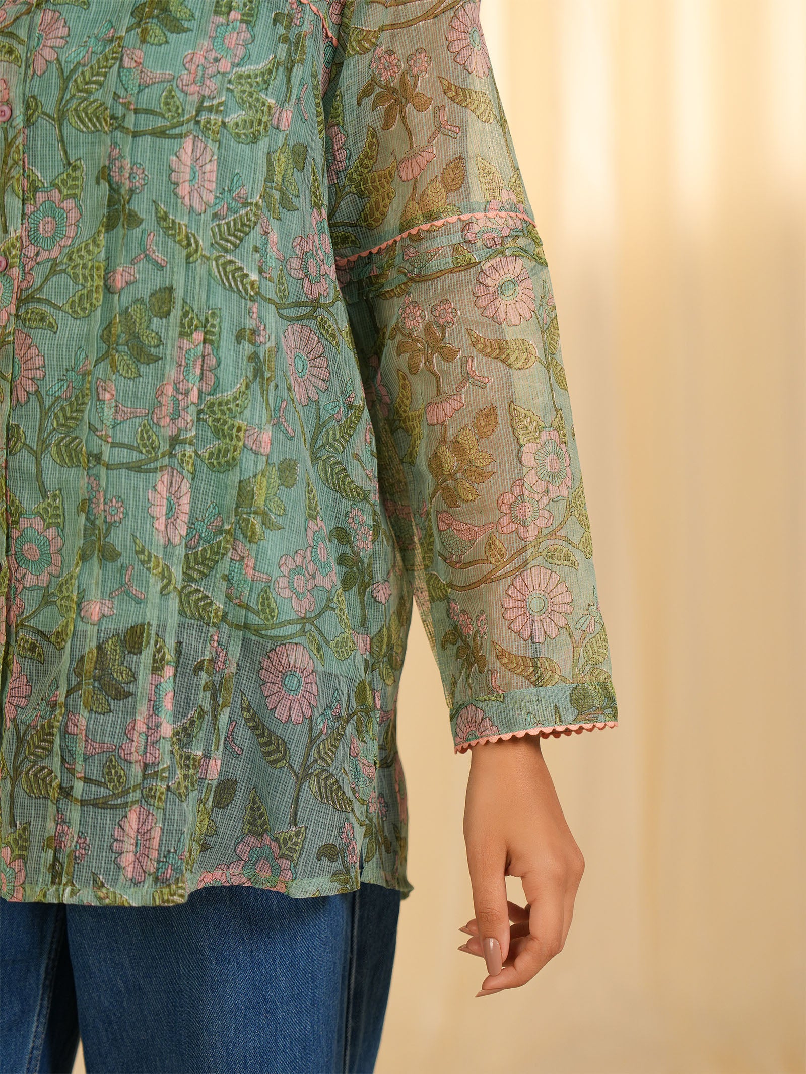 Marais Bloom Kota Doria Shirt (Set of 2)