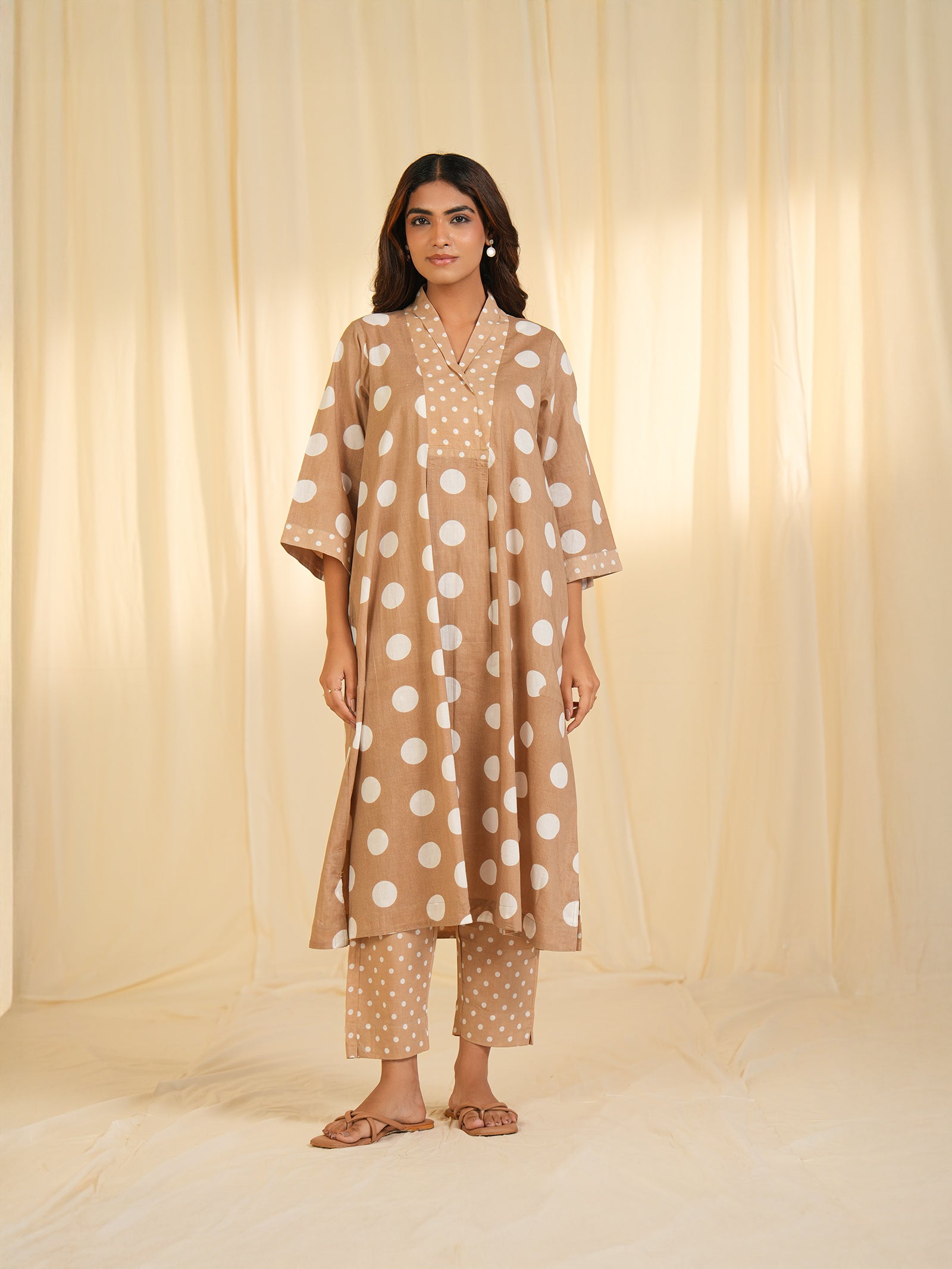 M.A.D. Mocha Cotton Kurta