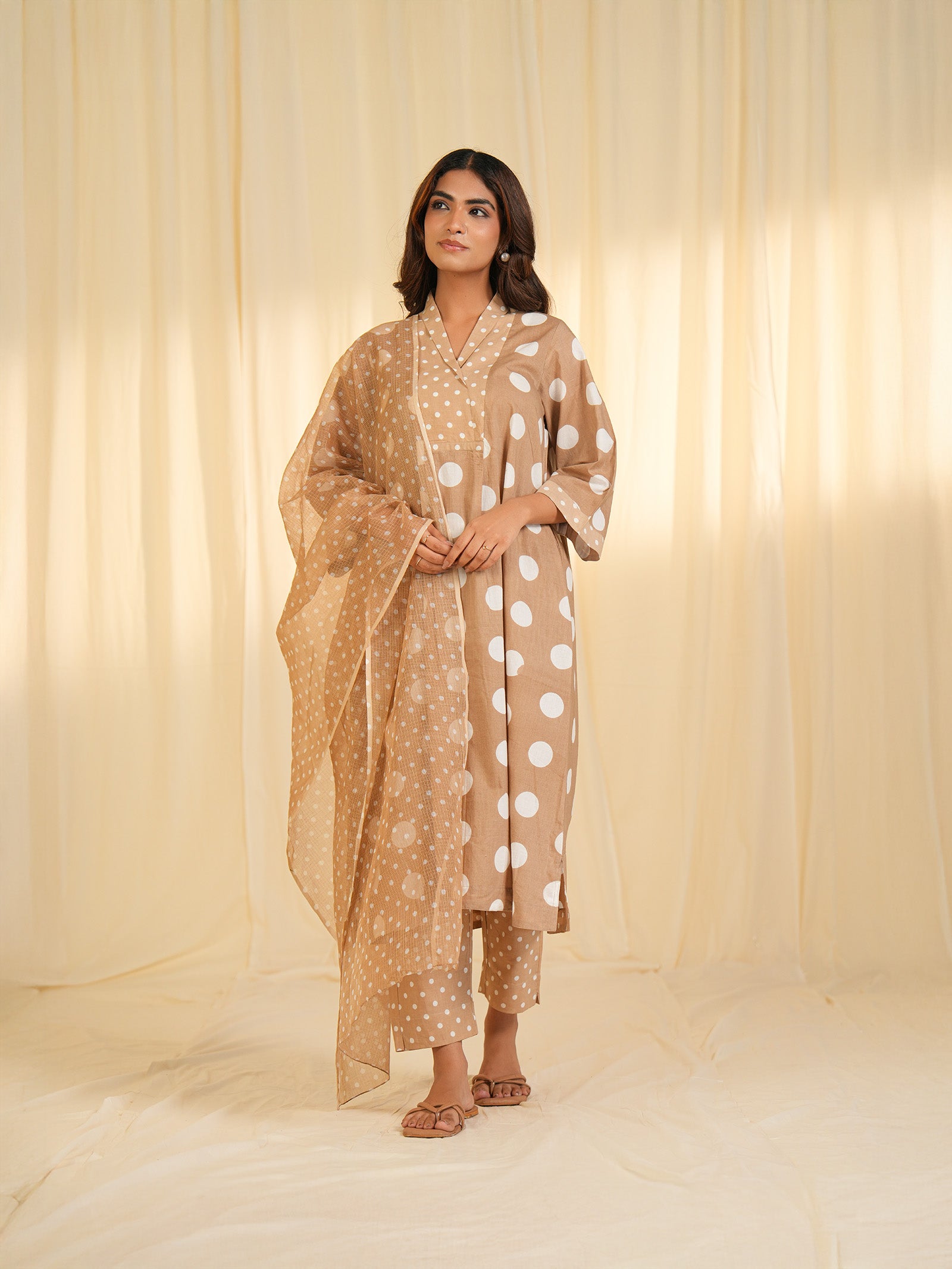 M.A.D. Mocha Cotton Kurta